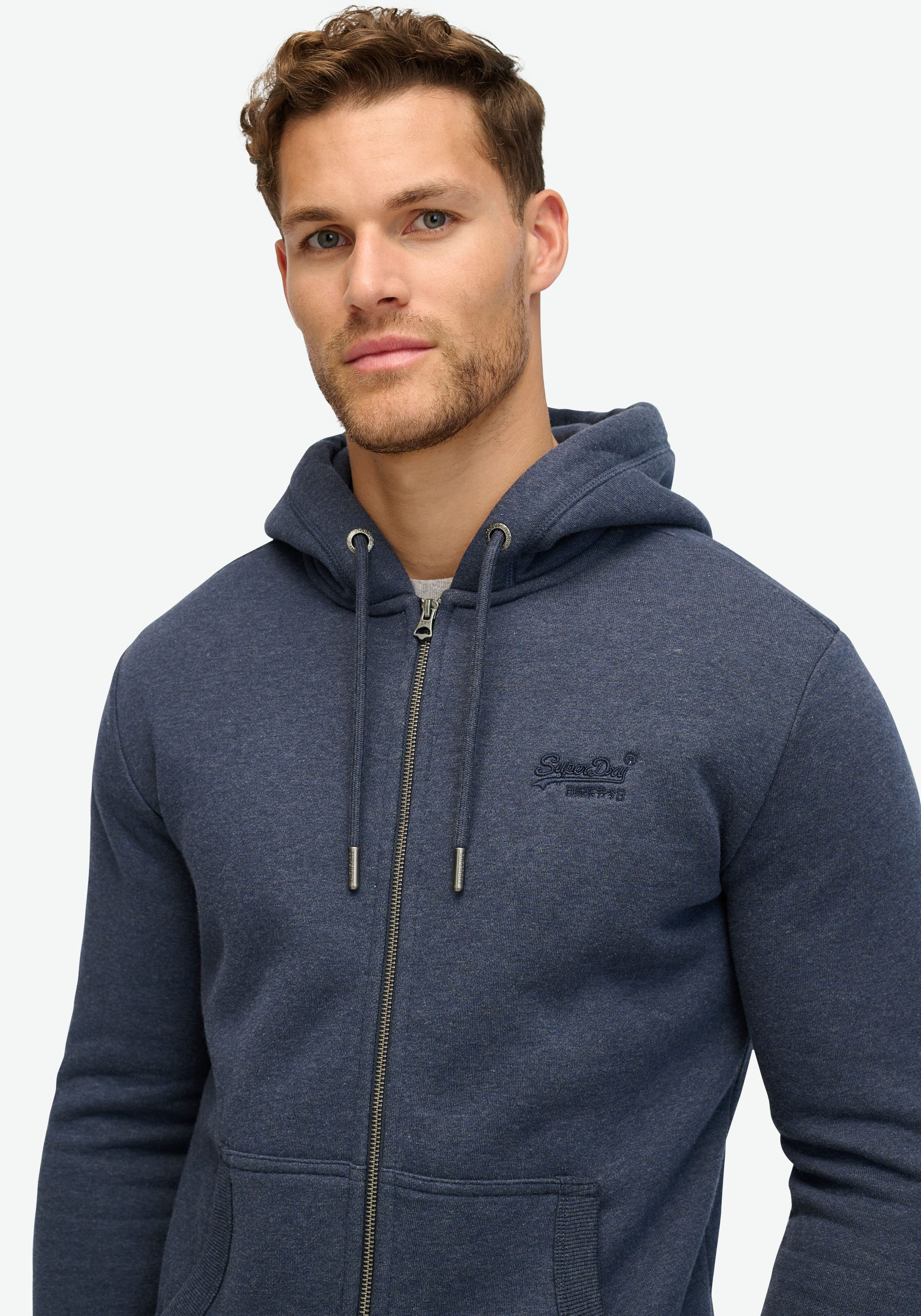 Superdry Capuchonsweatvest ESSENTIAL LOGO ZIP HOODIE