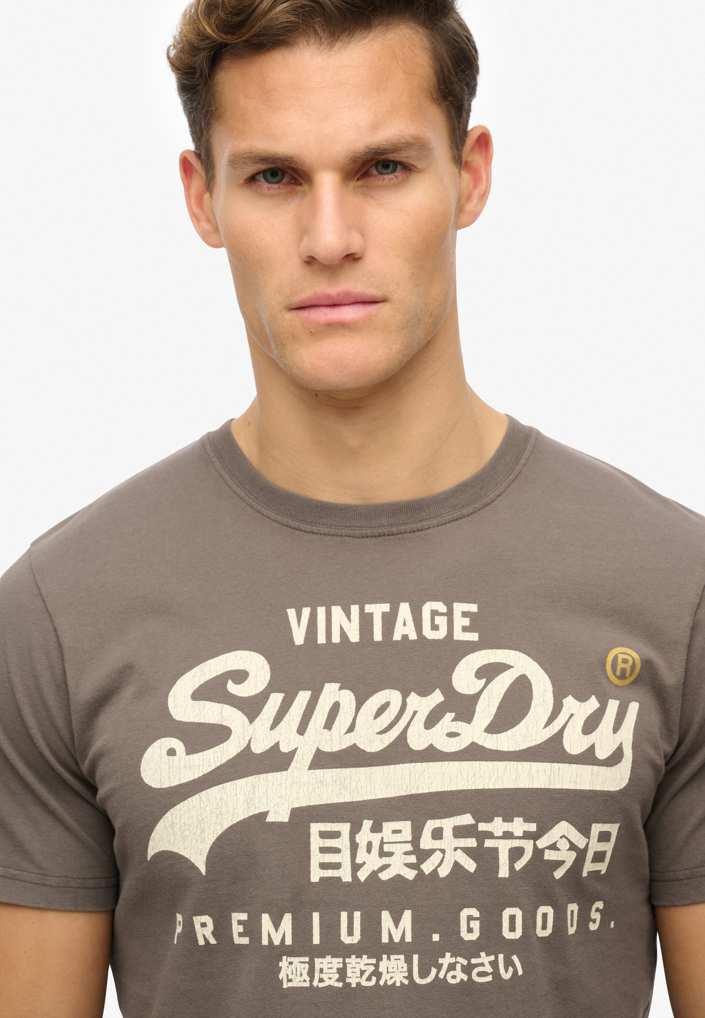 Superdry Shirt met ronde hals VL WORKWEAR RELAXED TEE