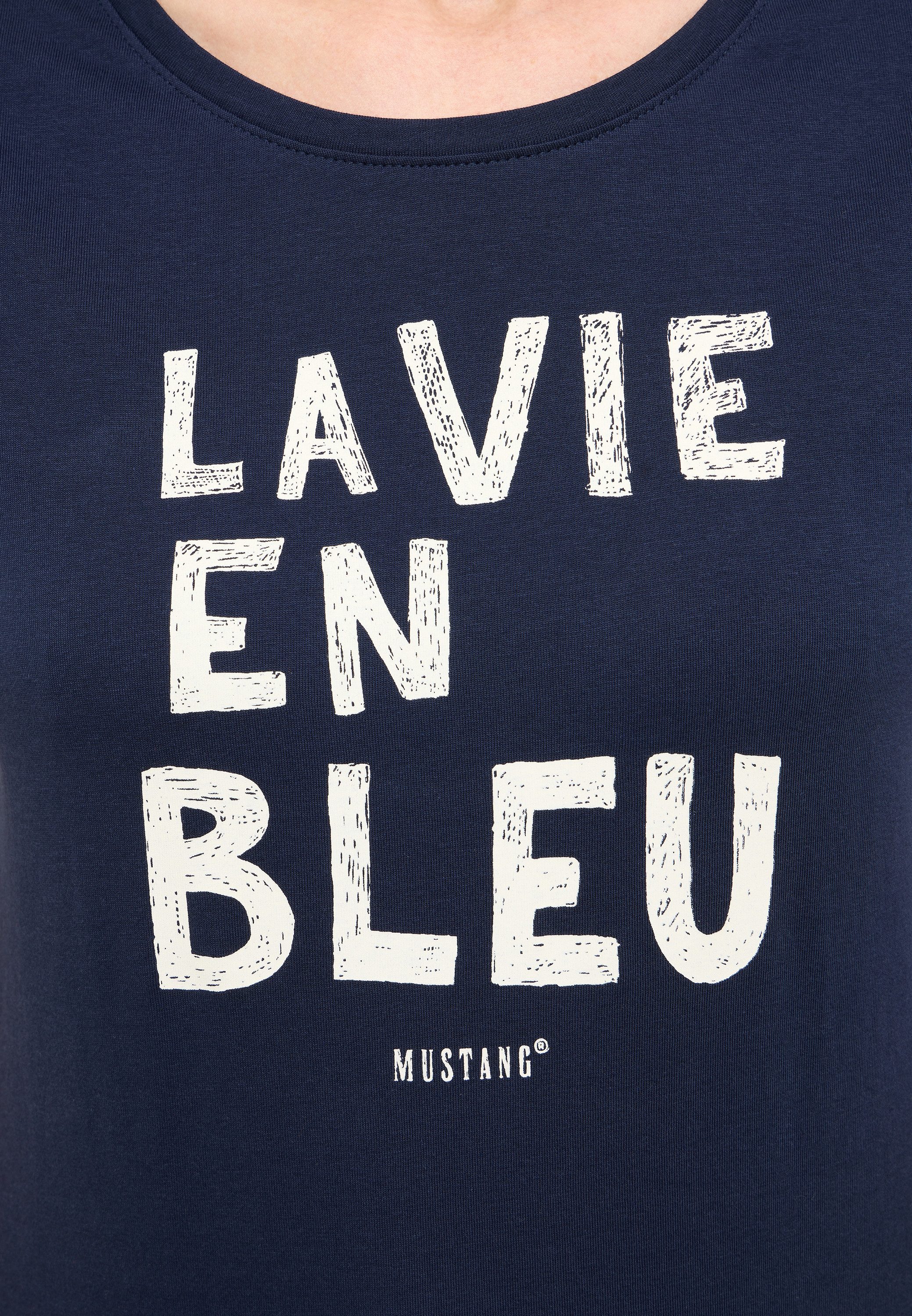 MUSTANG Shirt met korte mouwen Dames stijl Alma