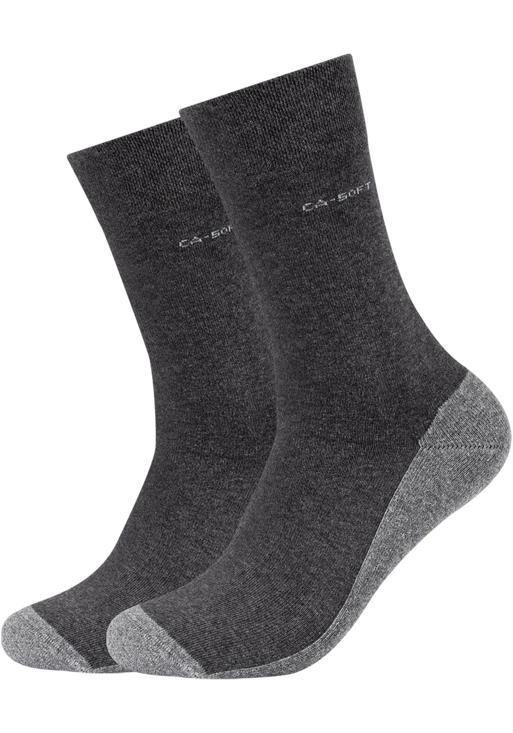 Camano Lange sokken CA-Soft met stijlvolle logoprint (4 paar)