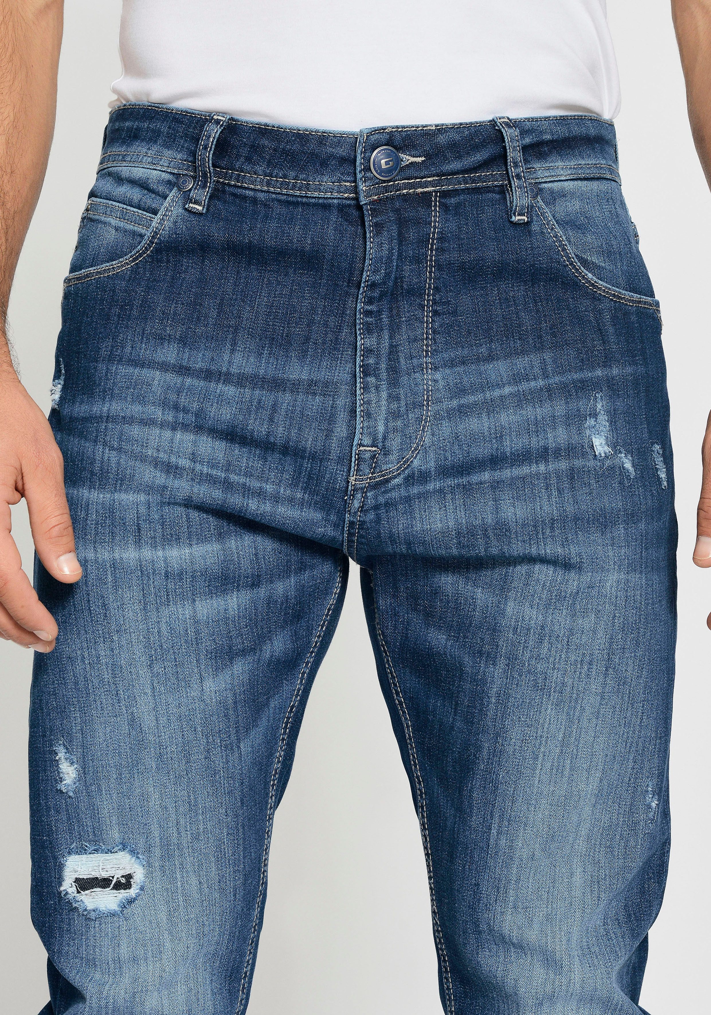 GANG Loose fit jeans 94ALESSIO met modieuze wijde broekspijpen