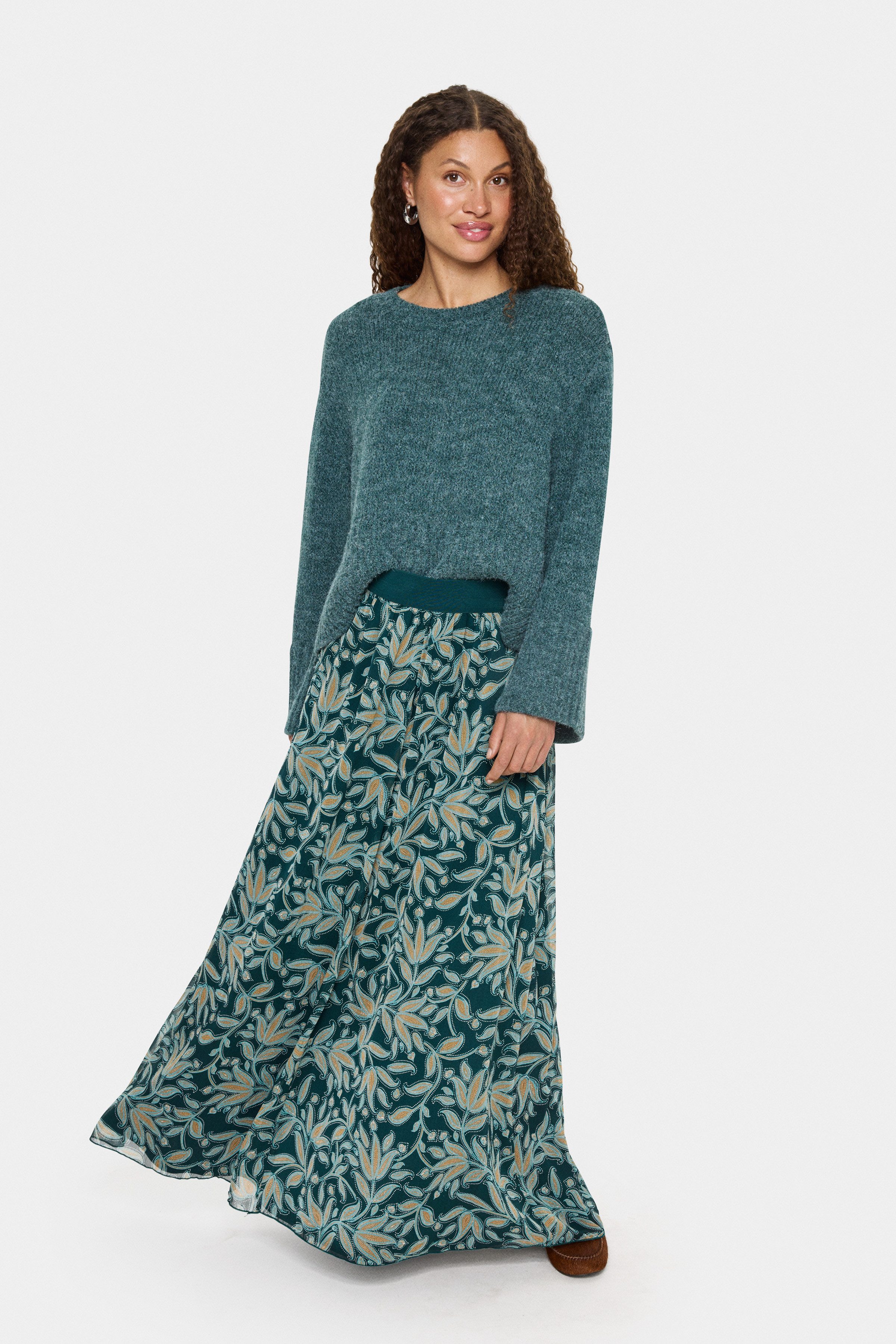 Saint Tropez Maxirok MiljaSZ Crinkle Maxi Skirt