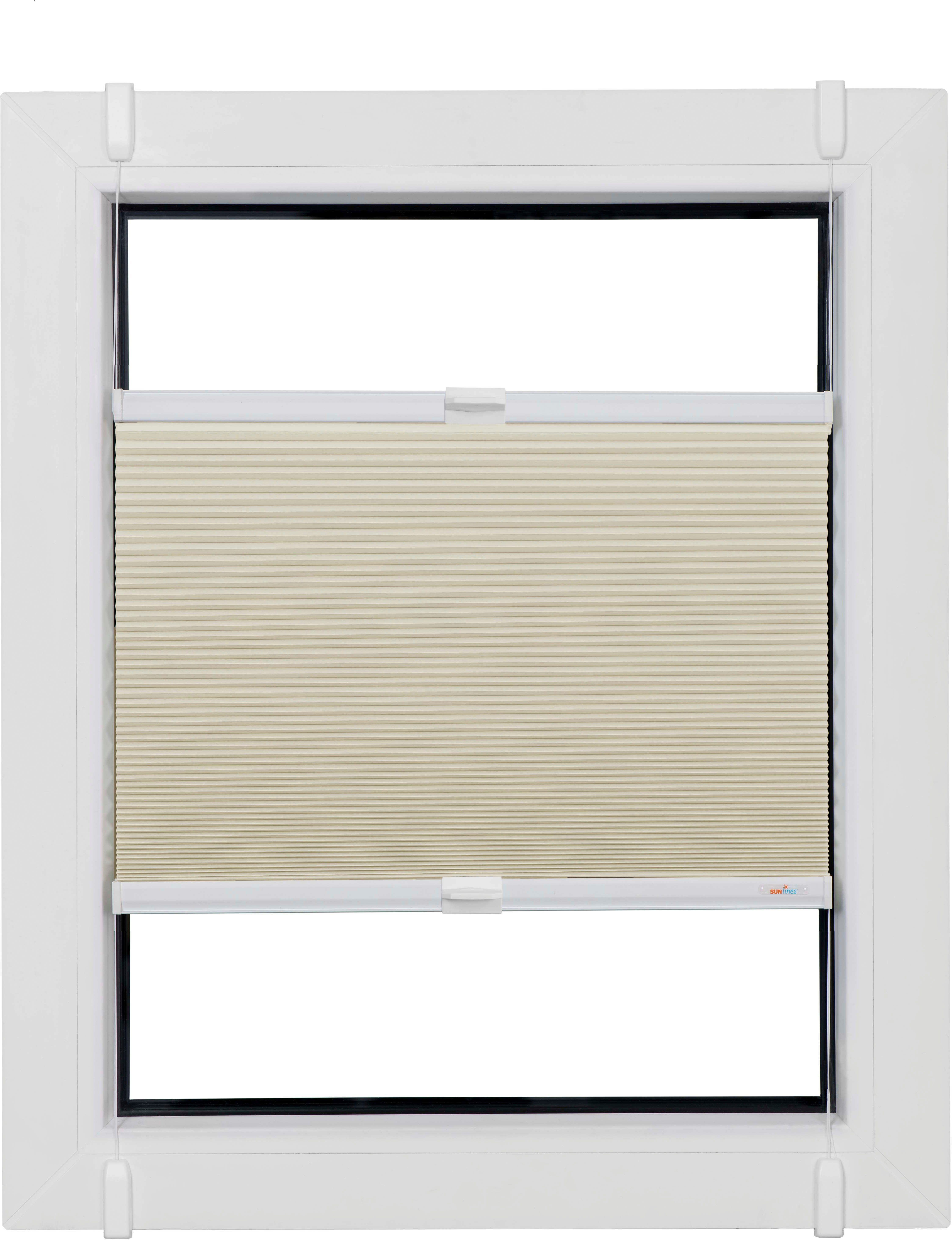 sunlines Plisségordijn met honingraatstructuur One Size Style Honeycomb VD Accessoirekleur wit, om te klemmen (1 stuk)