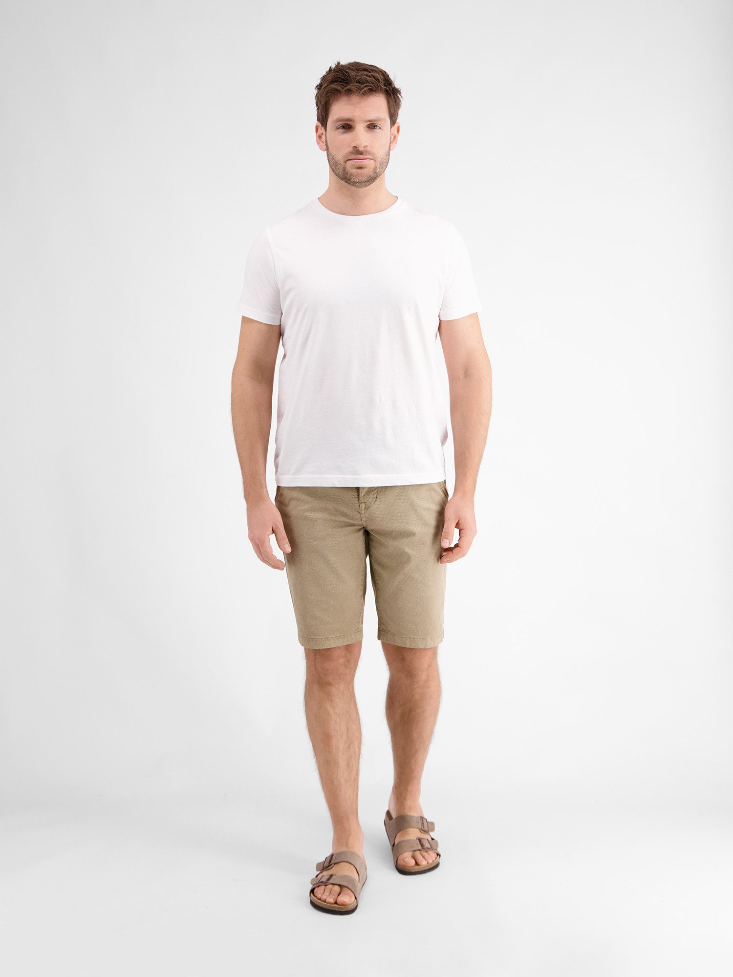 Lerros Bermuda LERROS chino bermuda met print