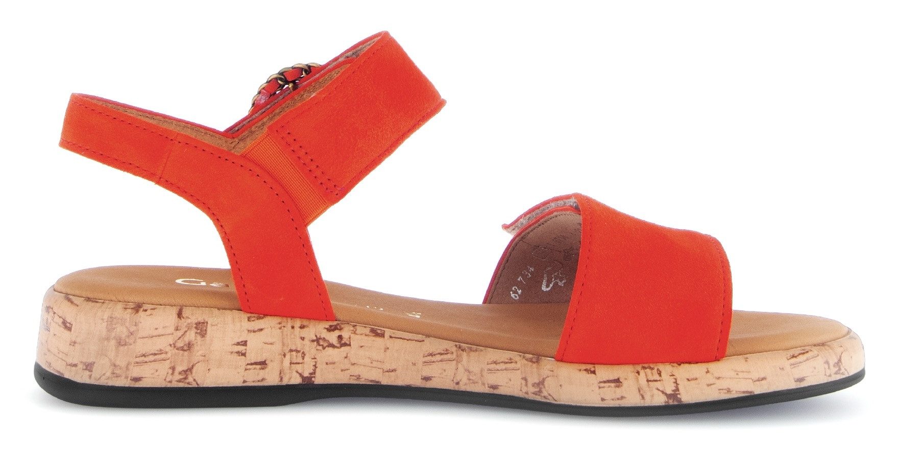 Gabor Sleehaksandaaltjes Rhodos , riemchensandaal, comfort-schoen, zomerschoen met mooie sierspeld