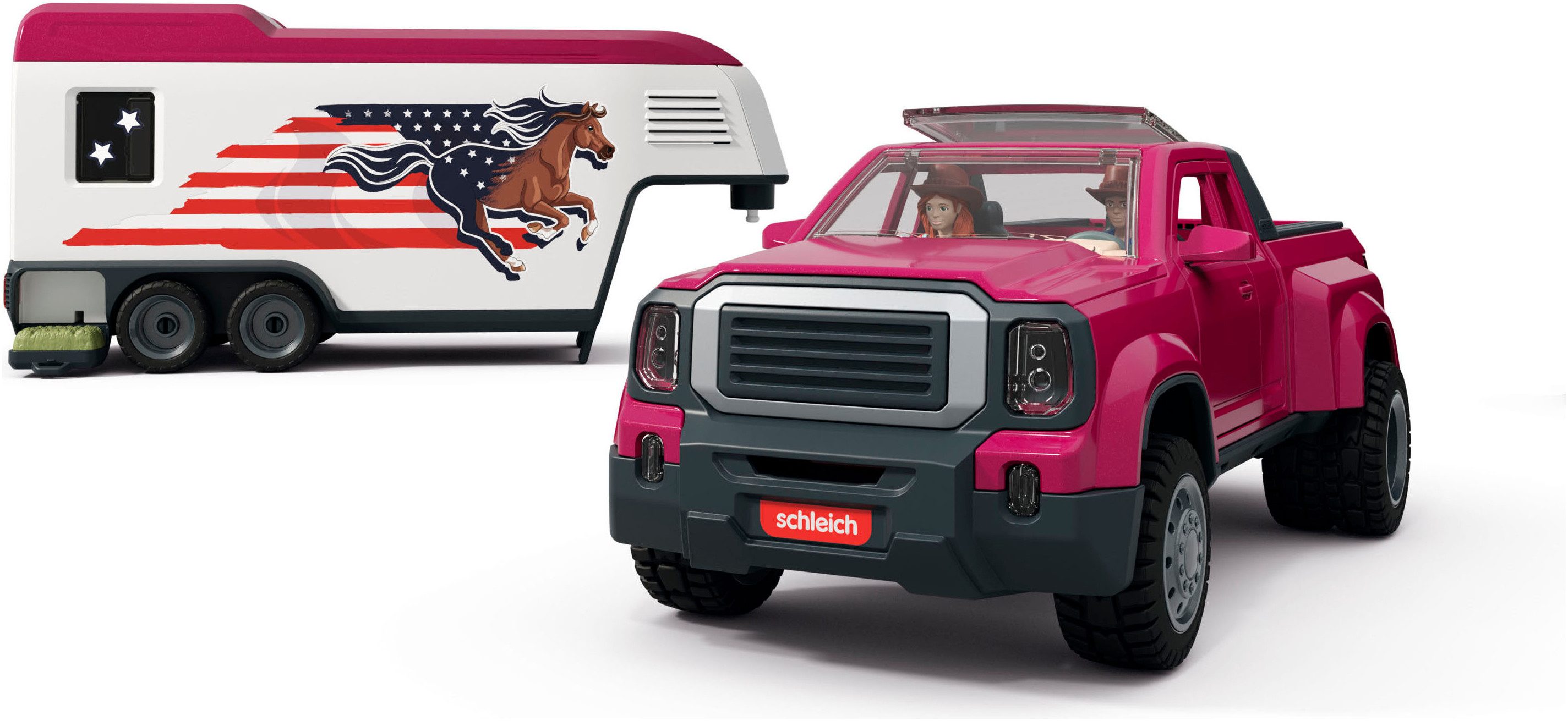 Schleich® Speelfiguur HORSE CLUB, Lakeside Truck mit Anhänger (42705)
