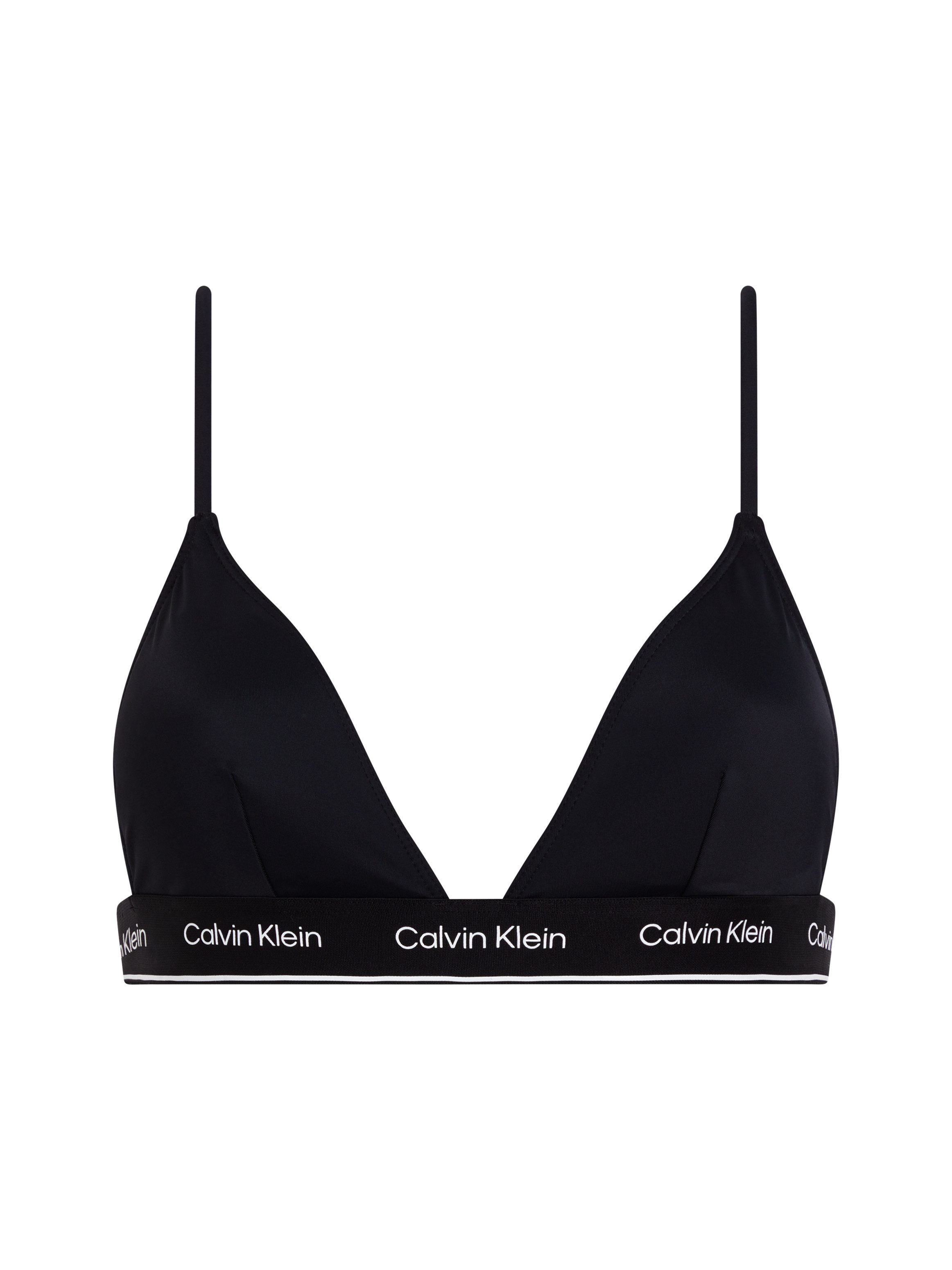 Calvin Klein Swimwear Triangel-bikinitop TRIANGLE-RP met logo op de onderste band