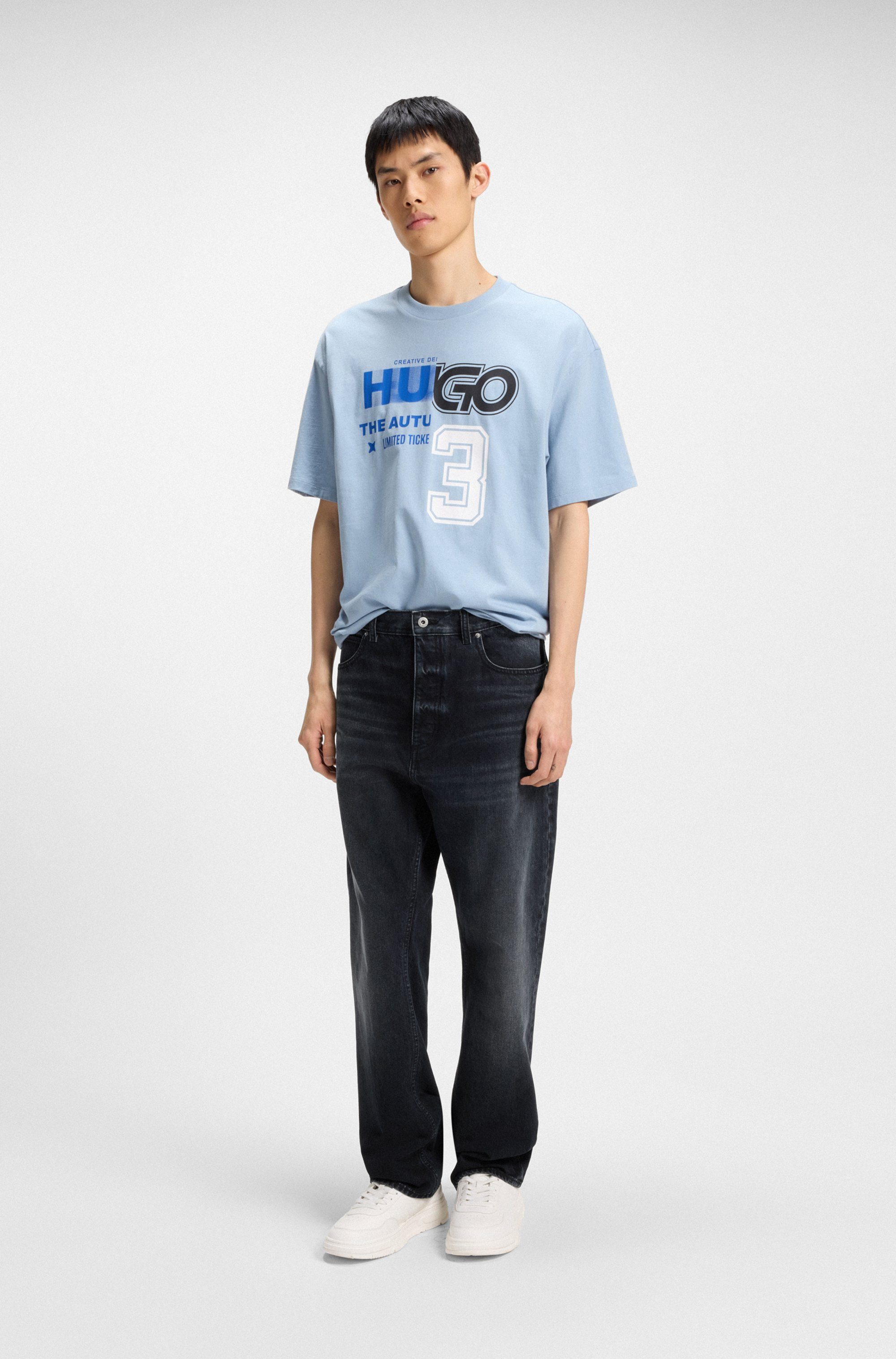 HUGO Blue Loose fit jeans Nate loose fit
