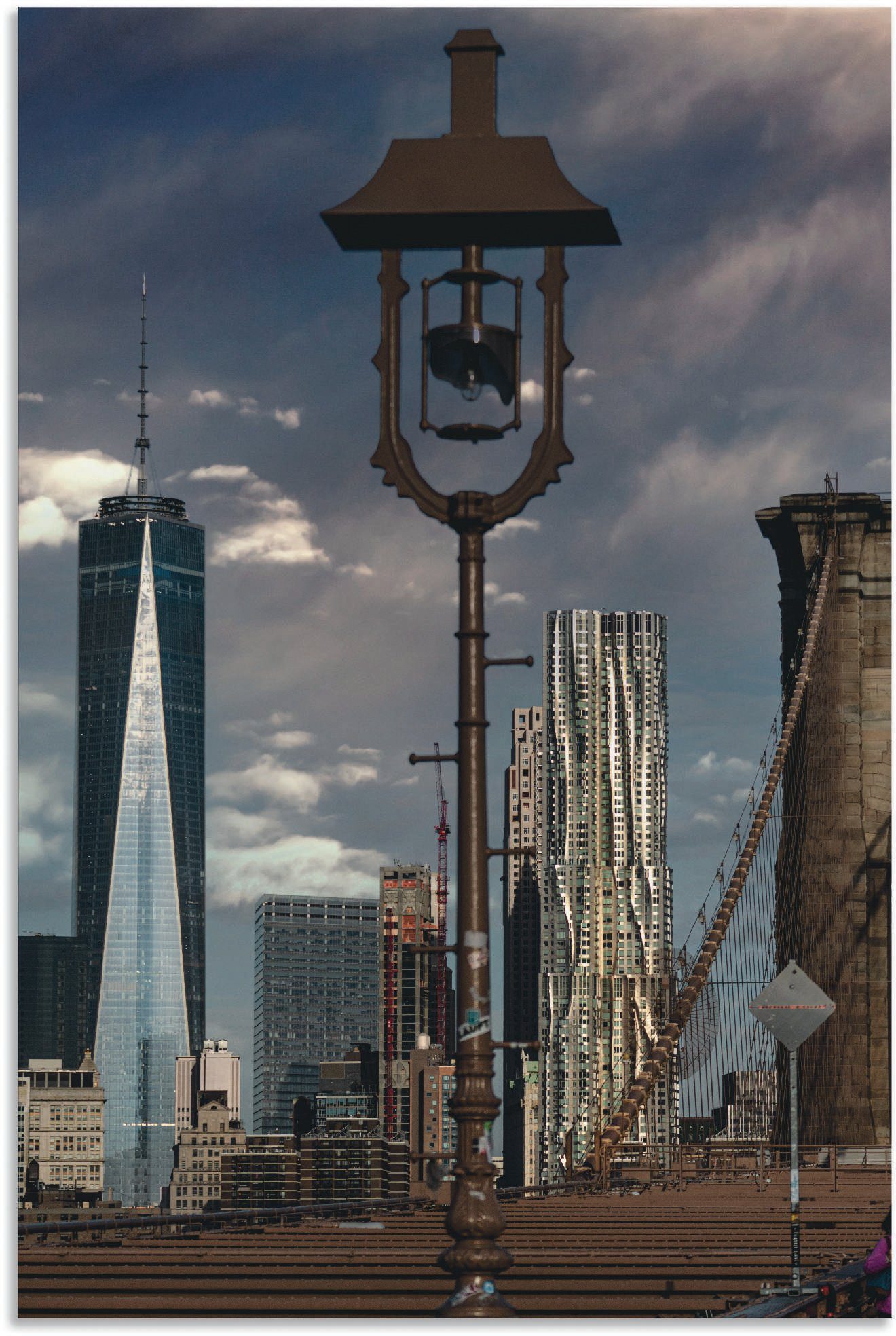 Artland Artprint New York One World Trade Center in vele afmetingen & productsoorten - artprint van aluminium / artprint voor buiten, artprint op linnen, poster, muursticker / wand