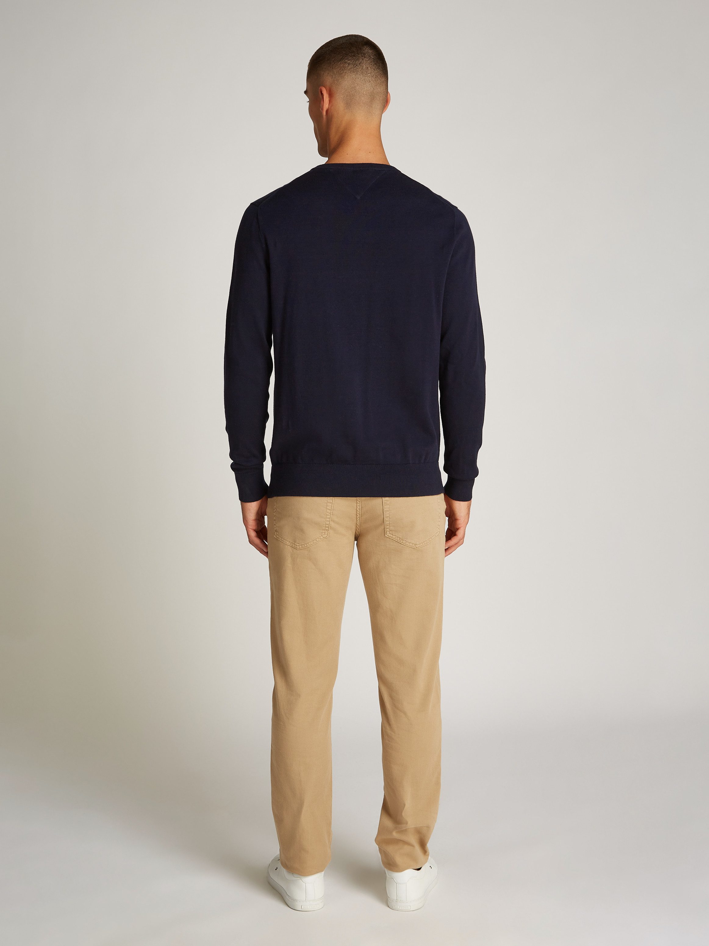 Tommy Hilfiger Gebreide trui ESSENTIAL COTTON V NECK