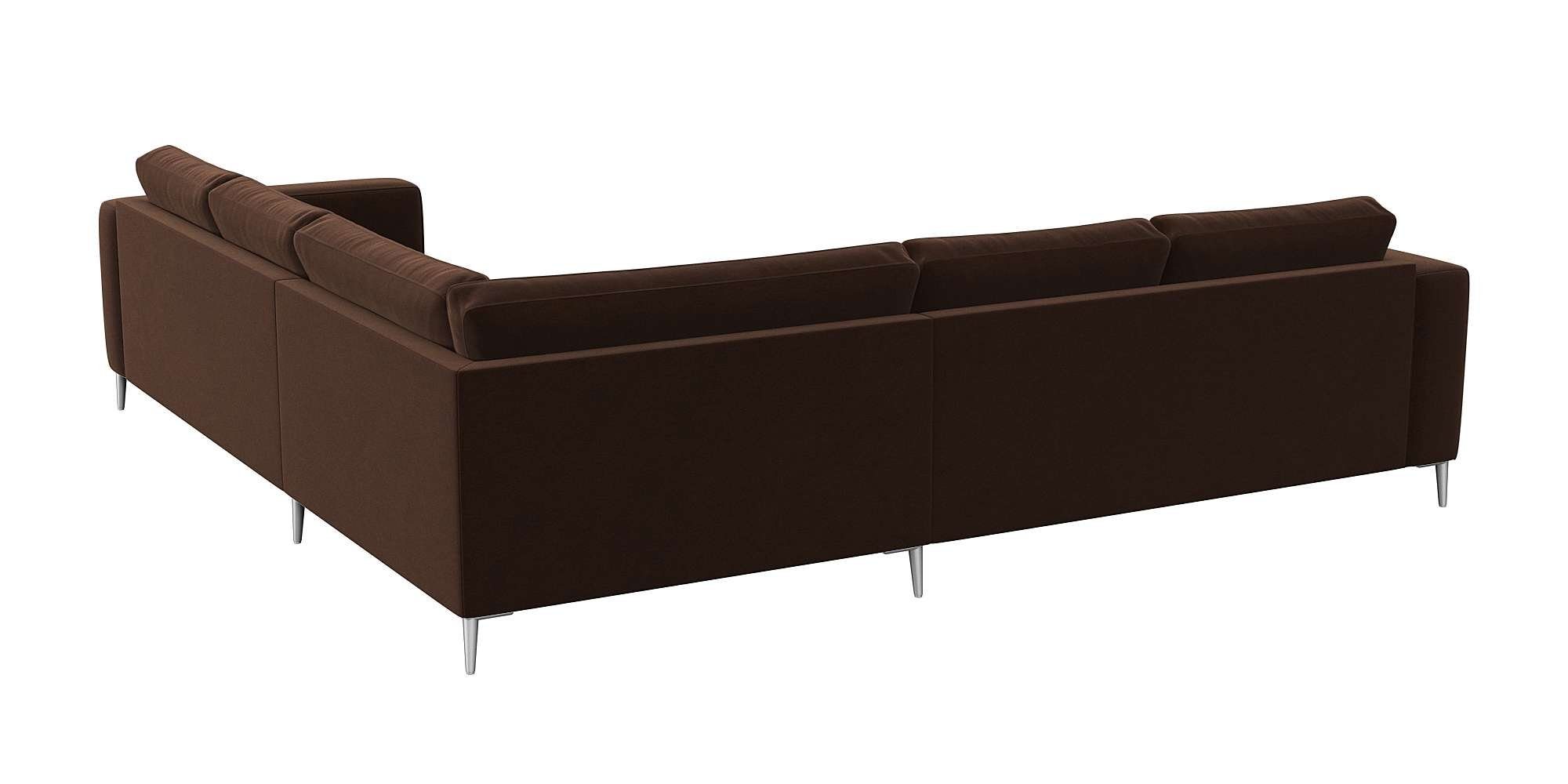 FLEXLUX Hoekbank Fiore, gelijkbenig, super zitcomfort door koudschuim in de zitting