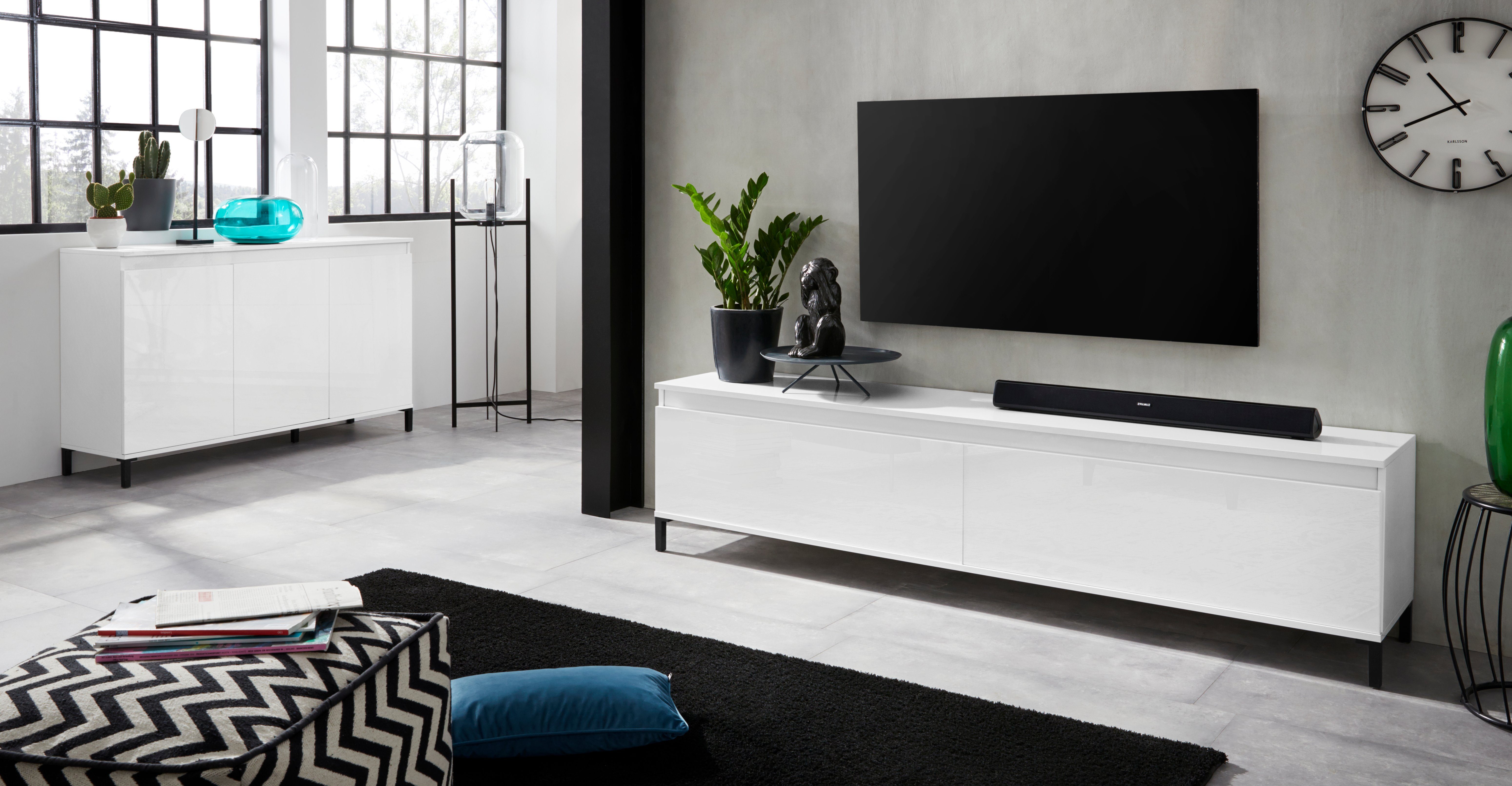 INOSIGN Tv-meubel Genio Breedte 200 cm, met omkeerbare strook