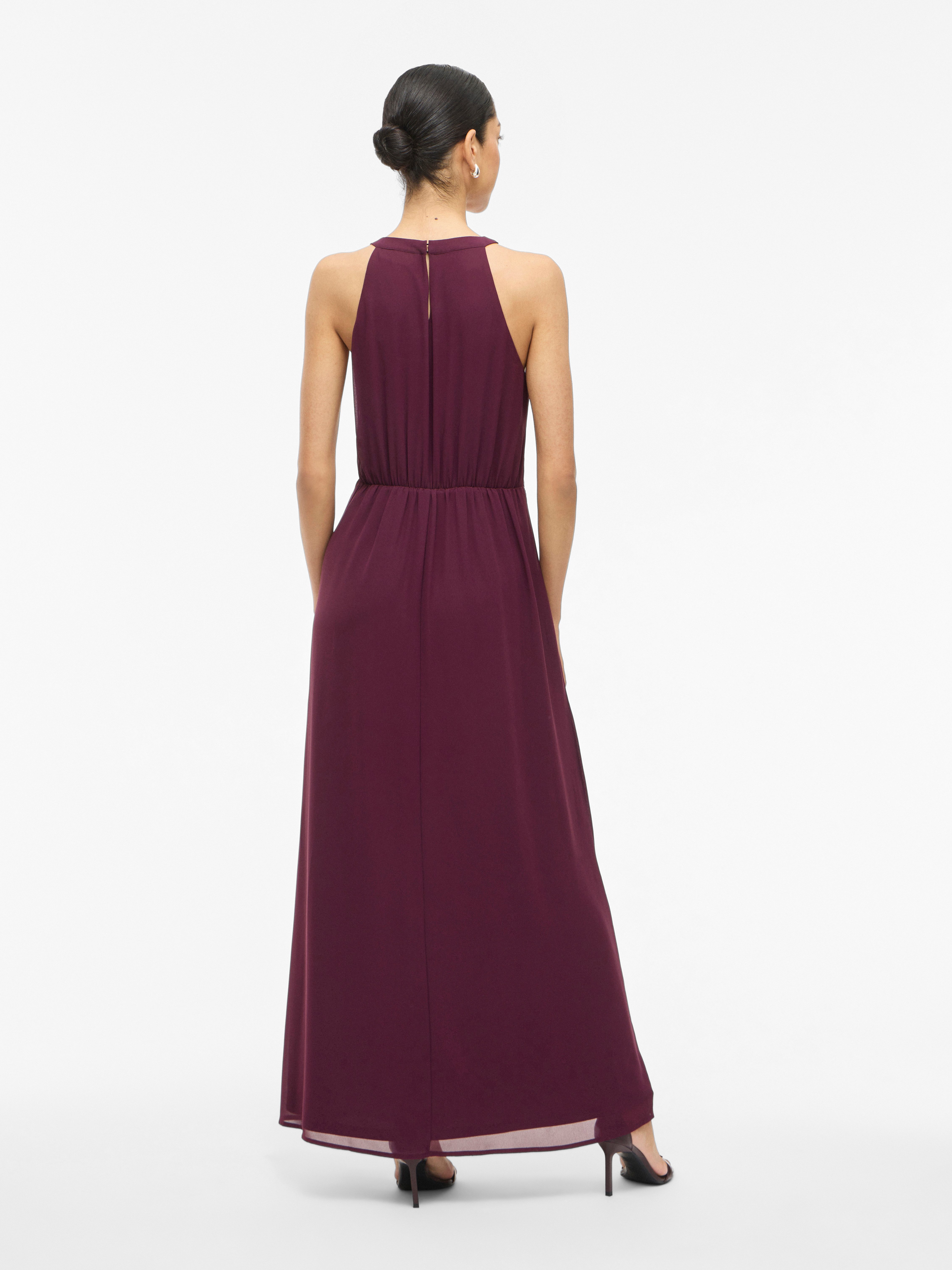 Vila Maxi-jurk VIMILINA HALTERNECK MAXI DRESS - NOOS