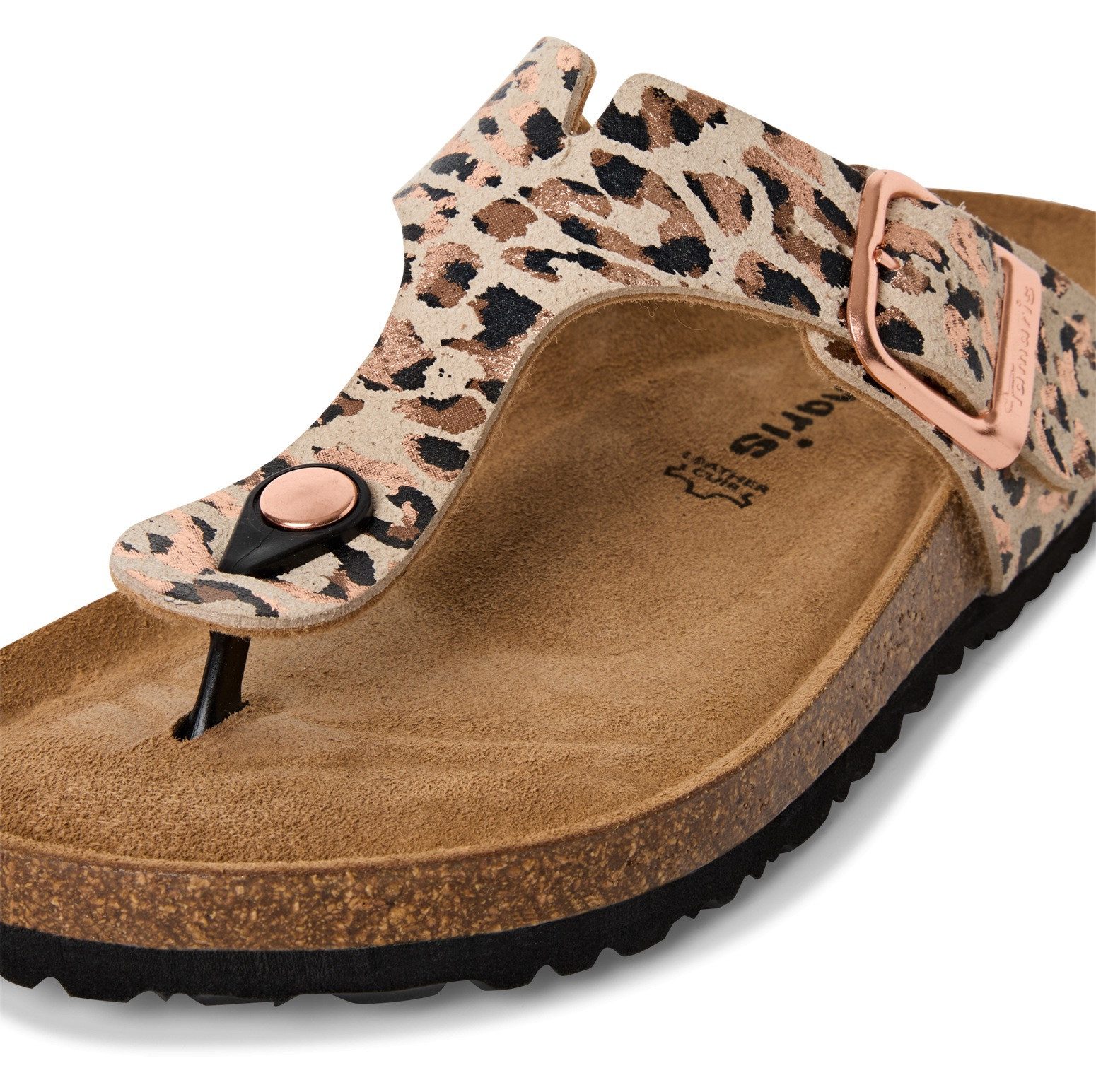 Tamaris Teenslippers Corra zomerschoen, slippers met comfortabele tussenstuk voor de tenen