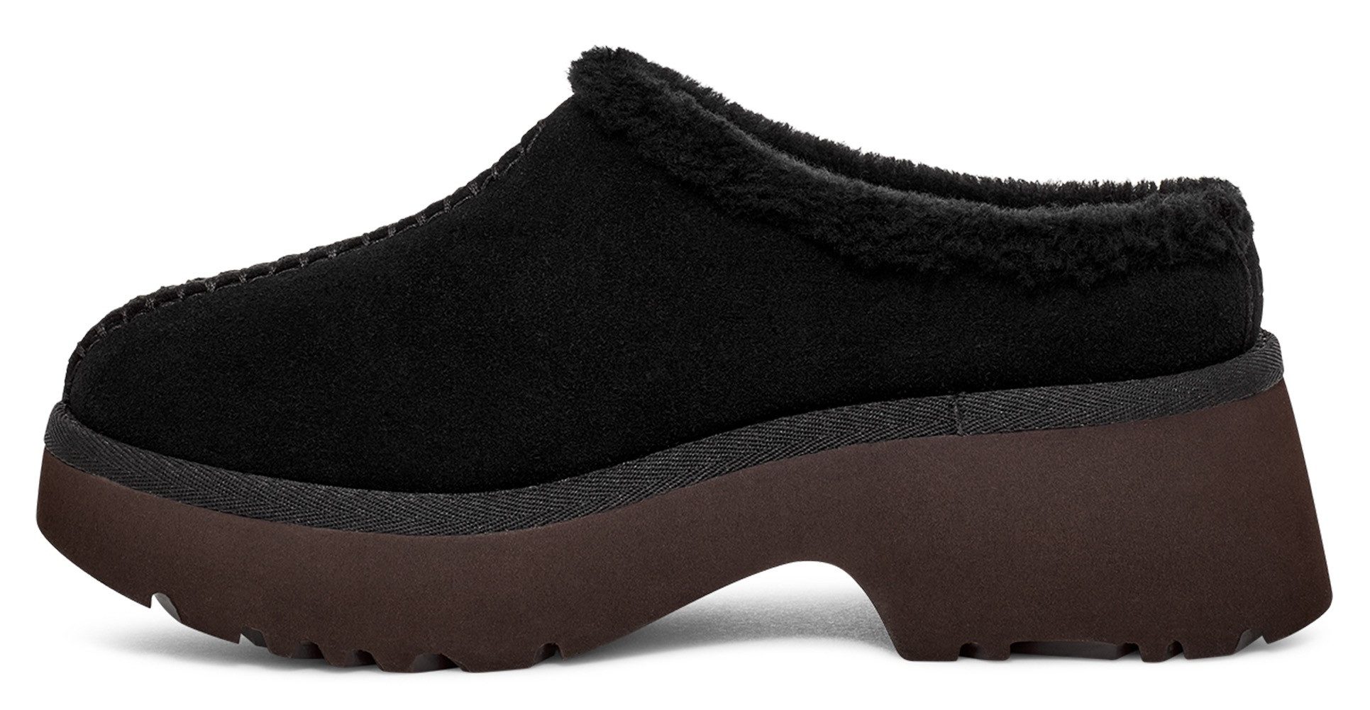 UGG Clogs NEW HEIGHTS COZY CLOG mule, flats, pantolette, plateau schoen met gepolsterde voetbed