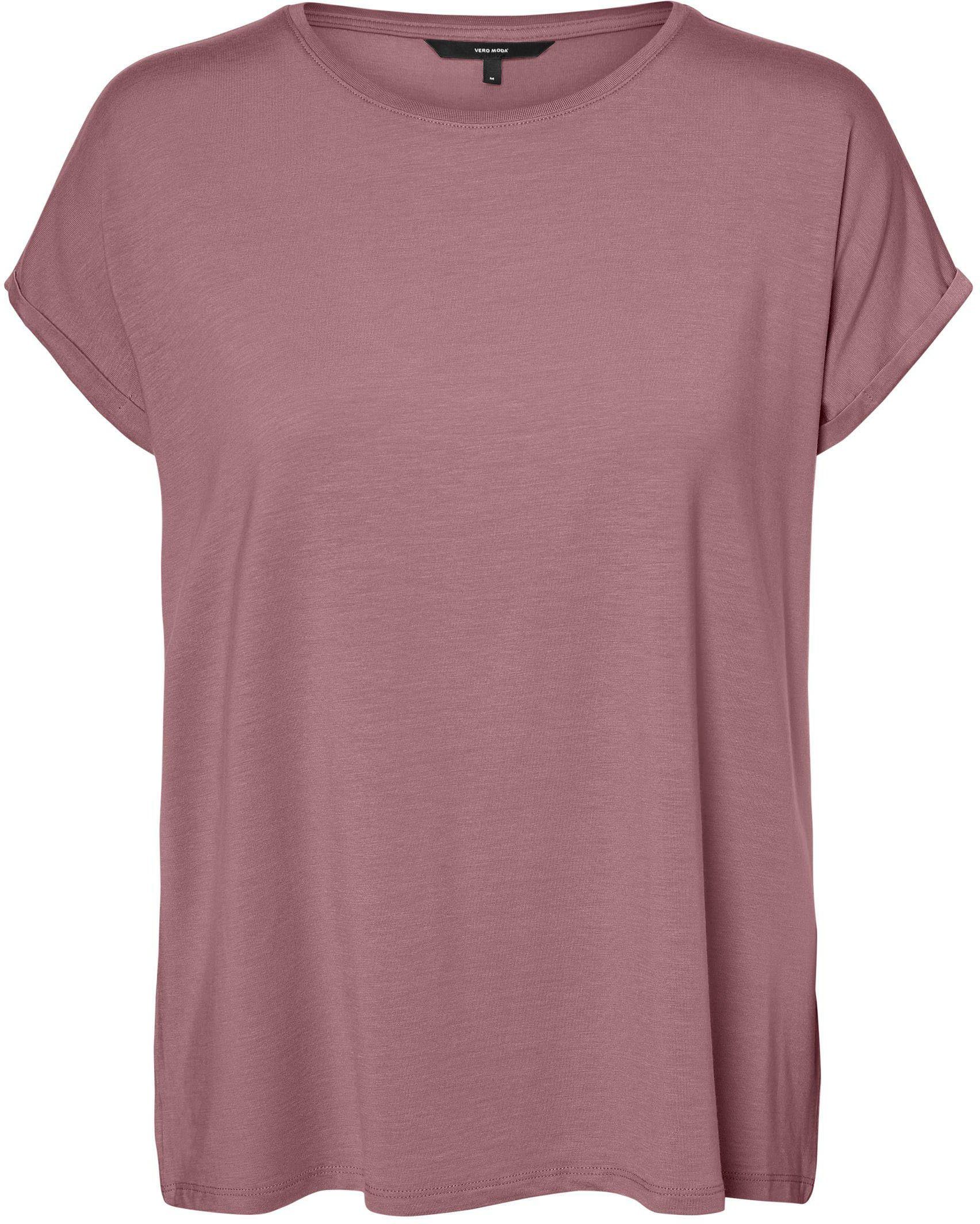 Vero Moda Shirt met ronde hals VMAVA PLAIN SS TOP GAJRS NOOS