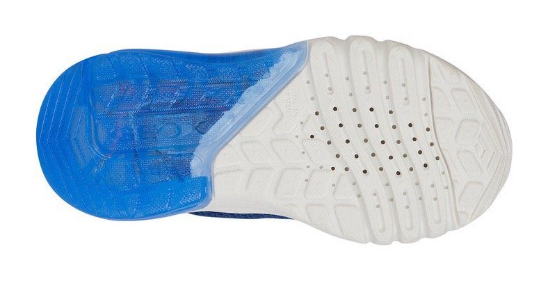 Geox Sneakers J CIBERDRON BOY B met coole knipperfunctie, vrijetijdsschoen, lage schoen, veterschoen