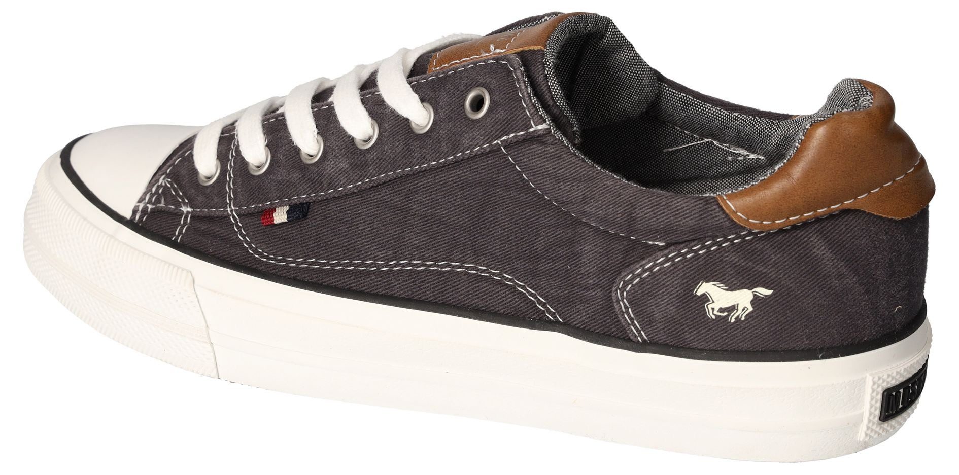 Mustang Shoes Sneakers , vrijetijdsschoen, lage schoen, veterschoen, met rubberen kap