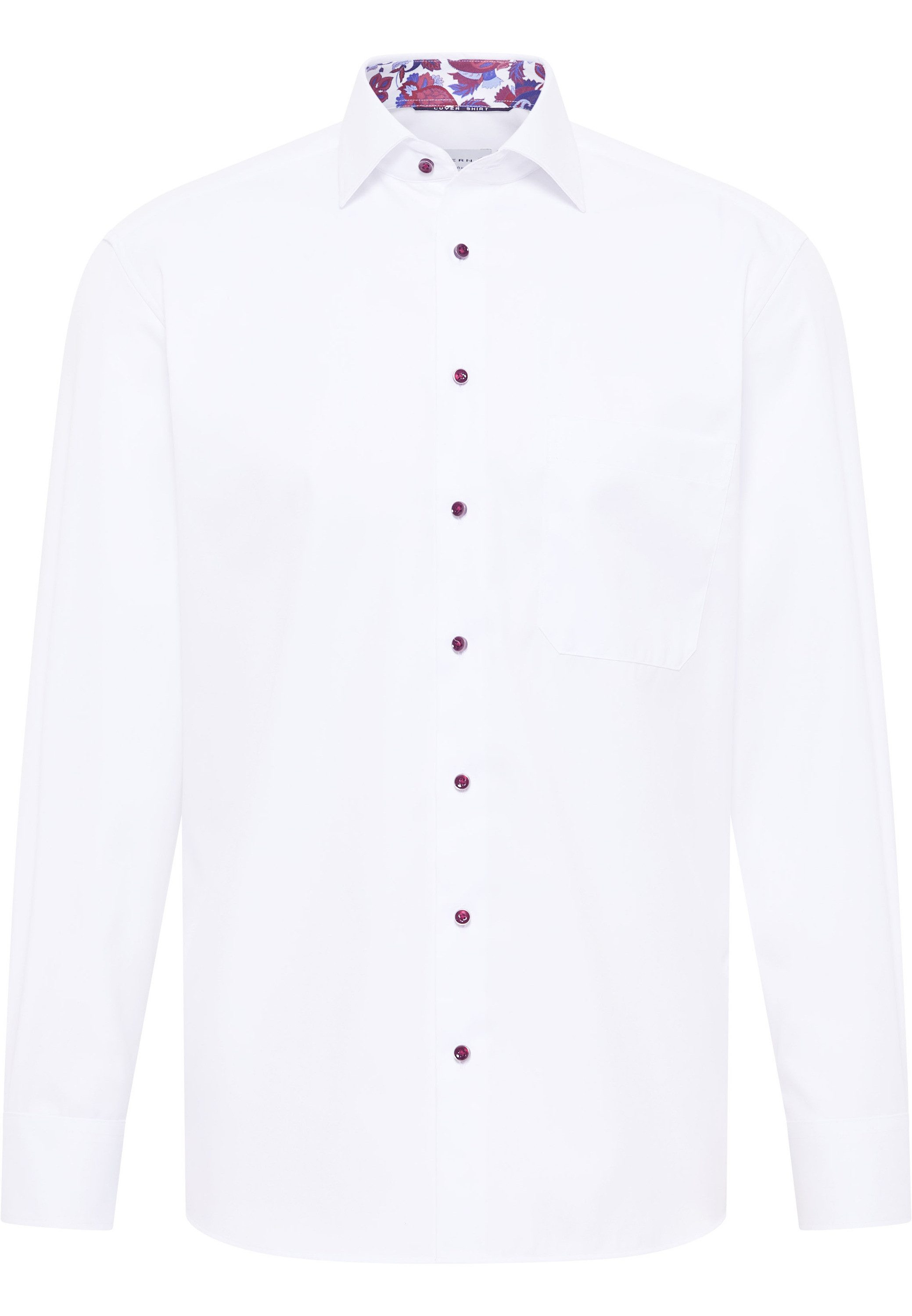 Eterna Overhemd met lange mouwen Comfort fit NON IRON (strijkvrij)