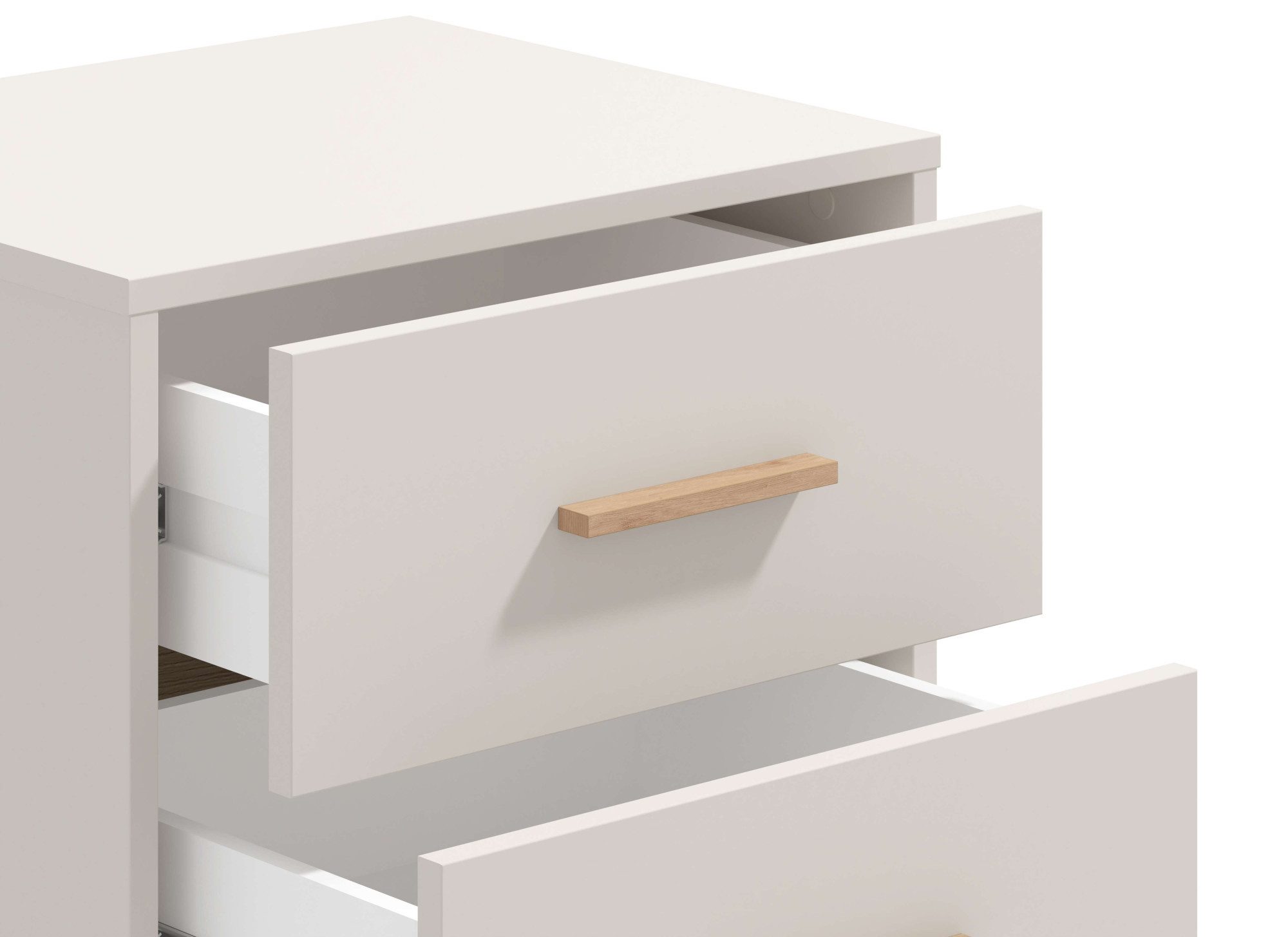 Home affaire Nachtkastje Belfort nachtkastje nachttafel Made in Europe met 2 of 3 lades, fsc®-gecertificeerd, trendy kleur cashmere