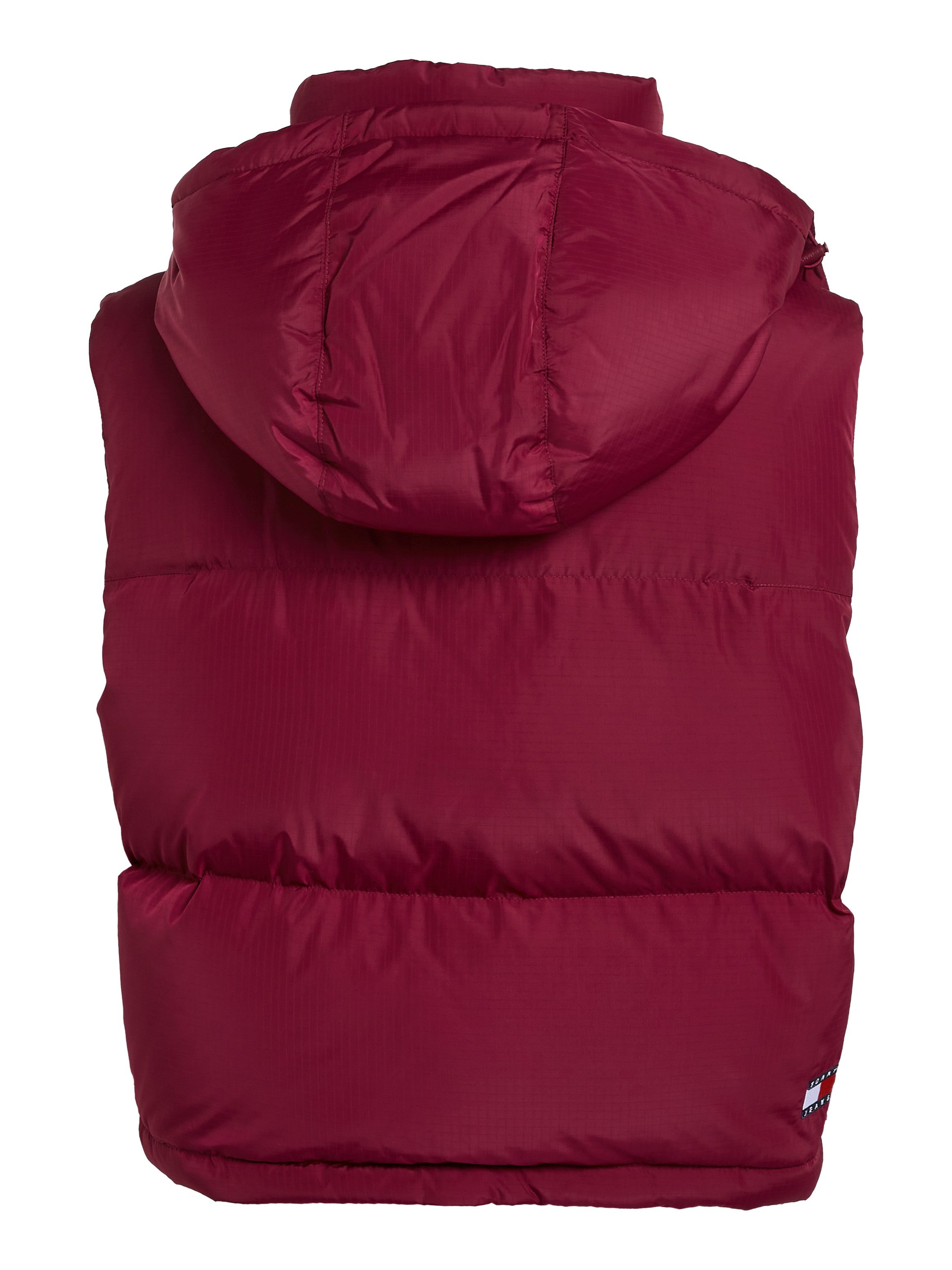 TOMMY JEANS Bodywarmer TJW CRP ALASKA PUFFER VEST in modieuze cropped vorm, puffer