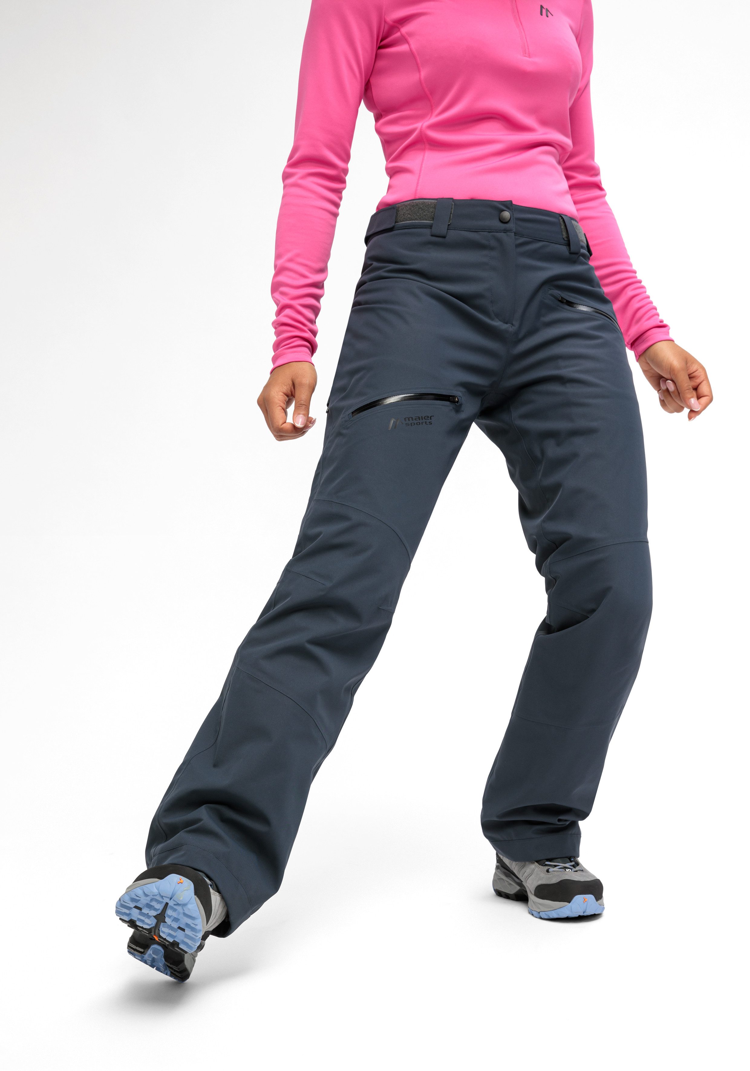 Maier Sports Functionele broek Lindon Pants W Dames skitoerbroek ademend waterdicht verstelbare taille