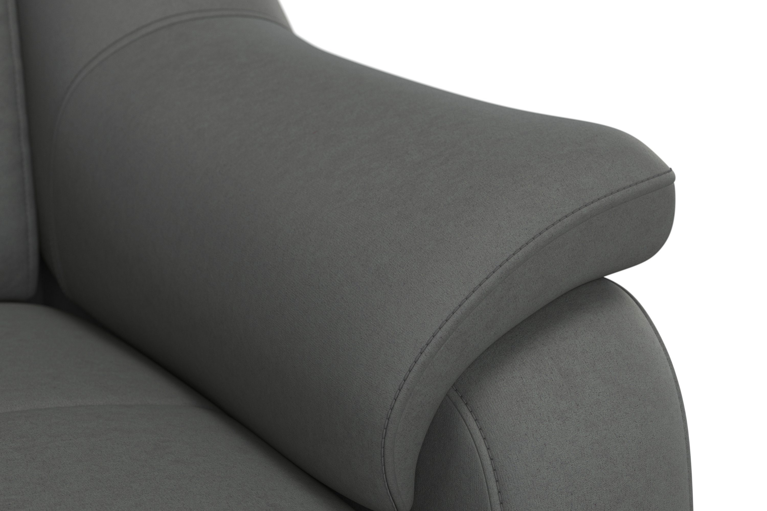 sit&more Hoekbank Freetown L-vorm met verstelbare hoofdsteun en comfortabele binnenvering
