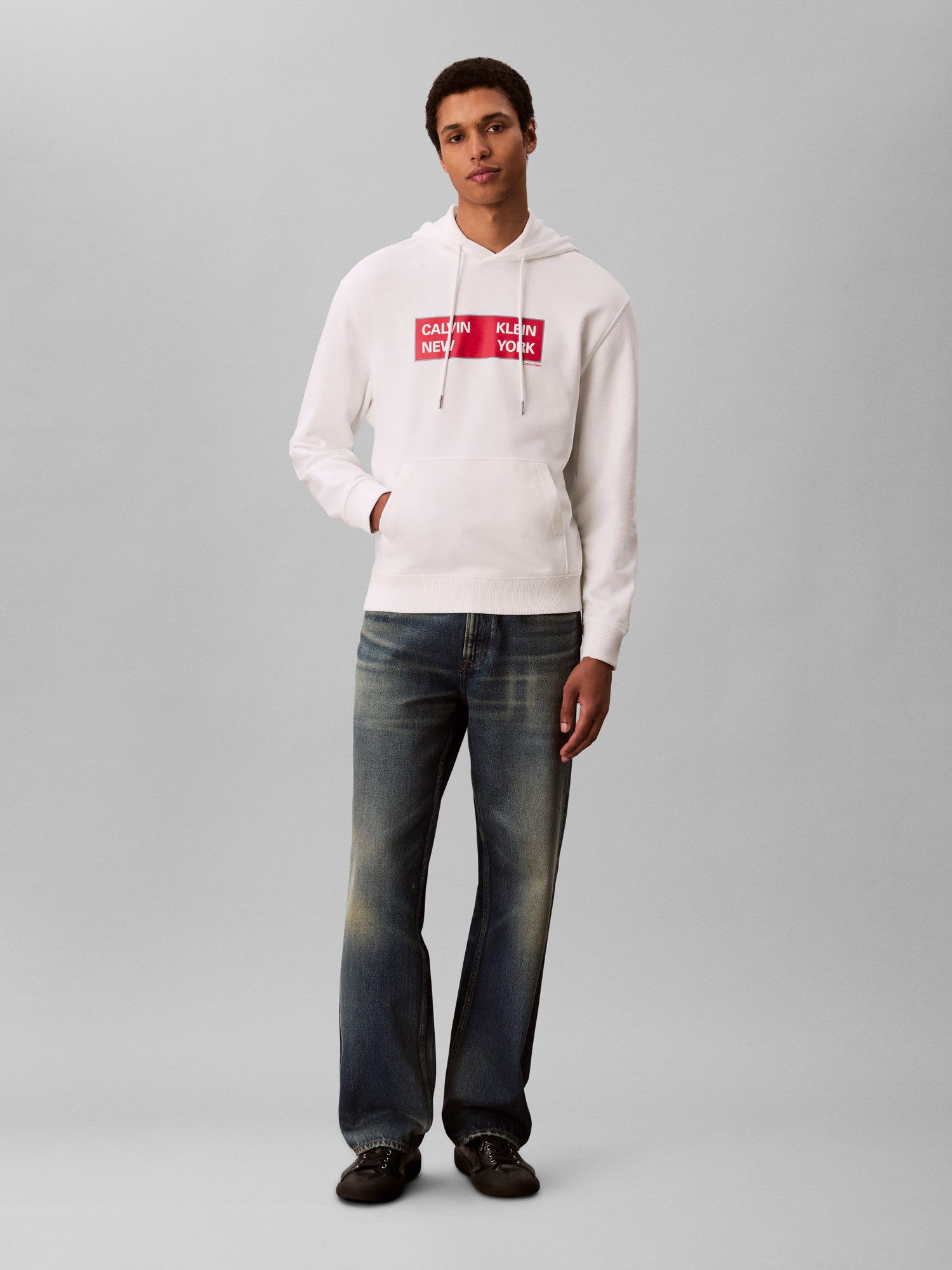 Calvin Klein Hoodie LS EU 350TERRY CKNY BOX GRAPHIC