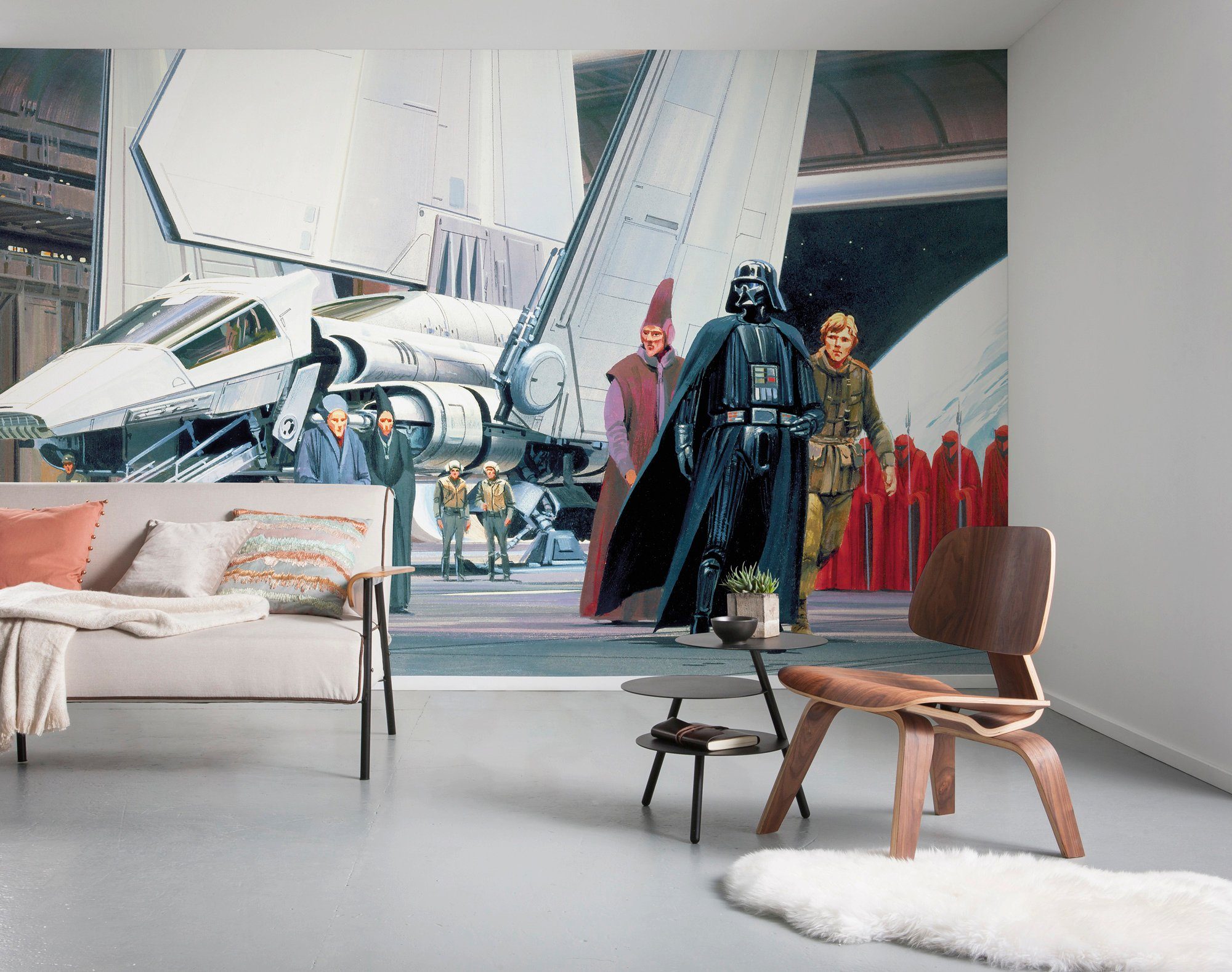 Komar Vliesbehang Star Wars Classic RMQ Death star Shuttle dok (set)