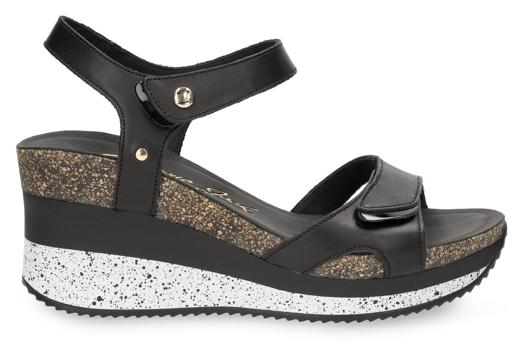 Panama Jack Sleehaksandaaltjes NICA Plateausandalen, sandaal, zomerschoen met zachte leren bovenzool