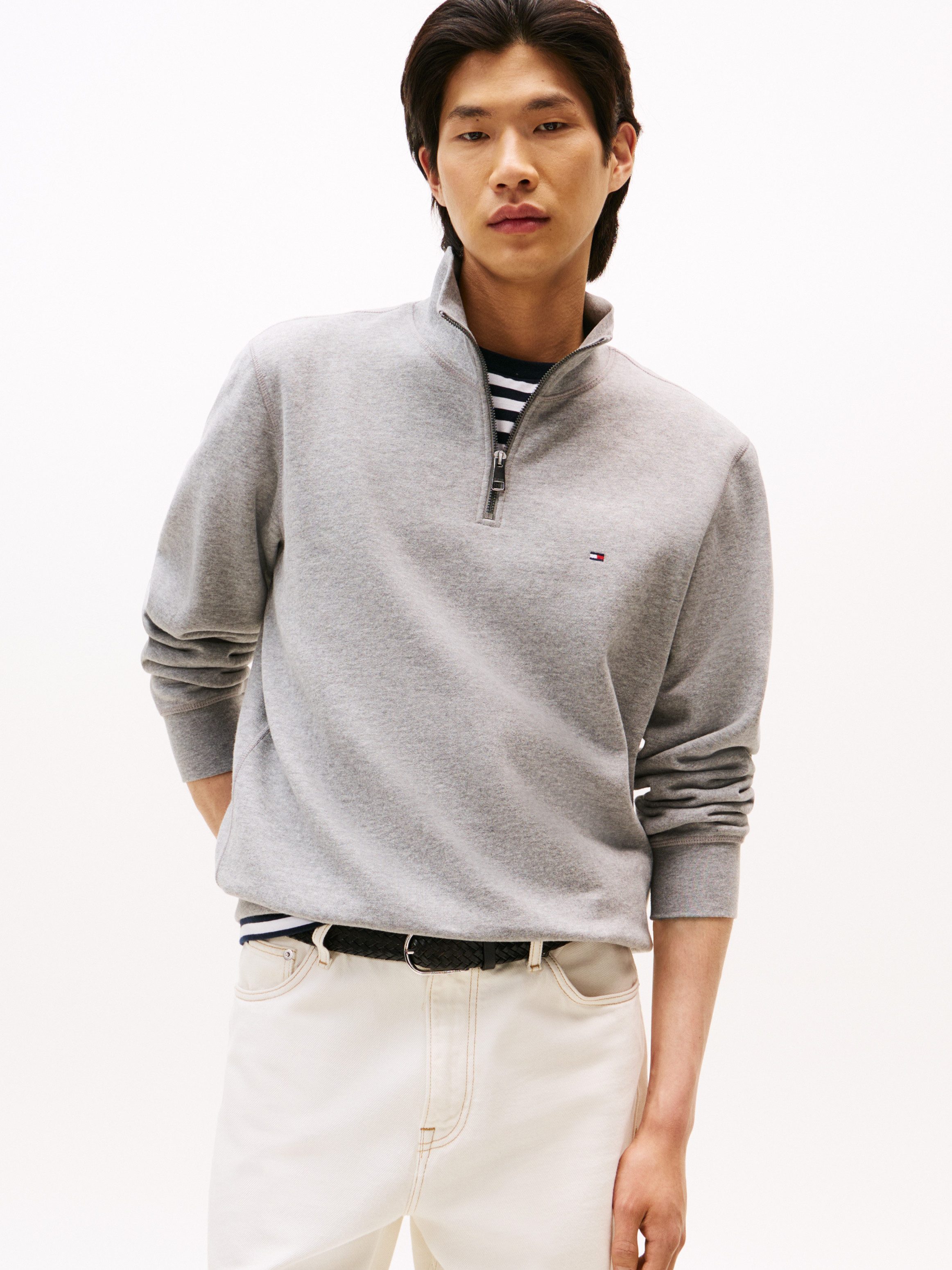 Tommy Hilfiger Sweatshirt ESSENTIAL FLEECE 1/4 ZIP