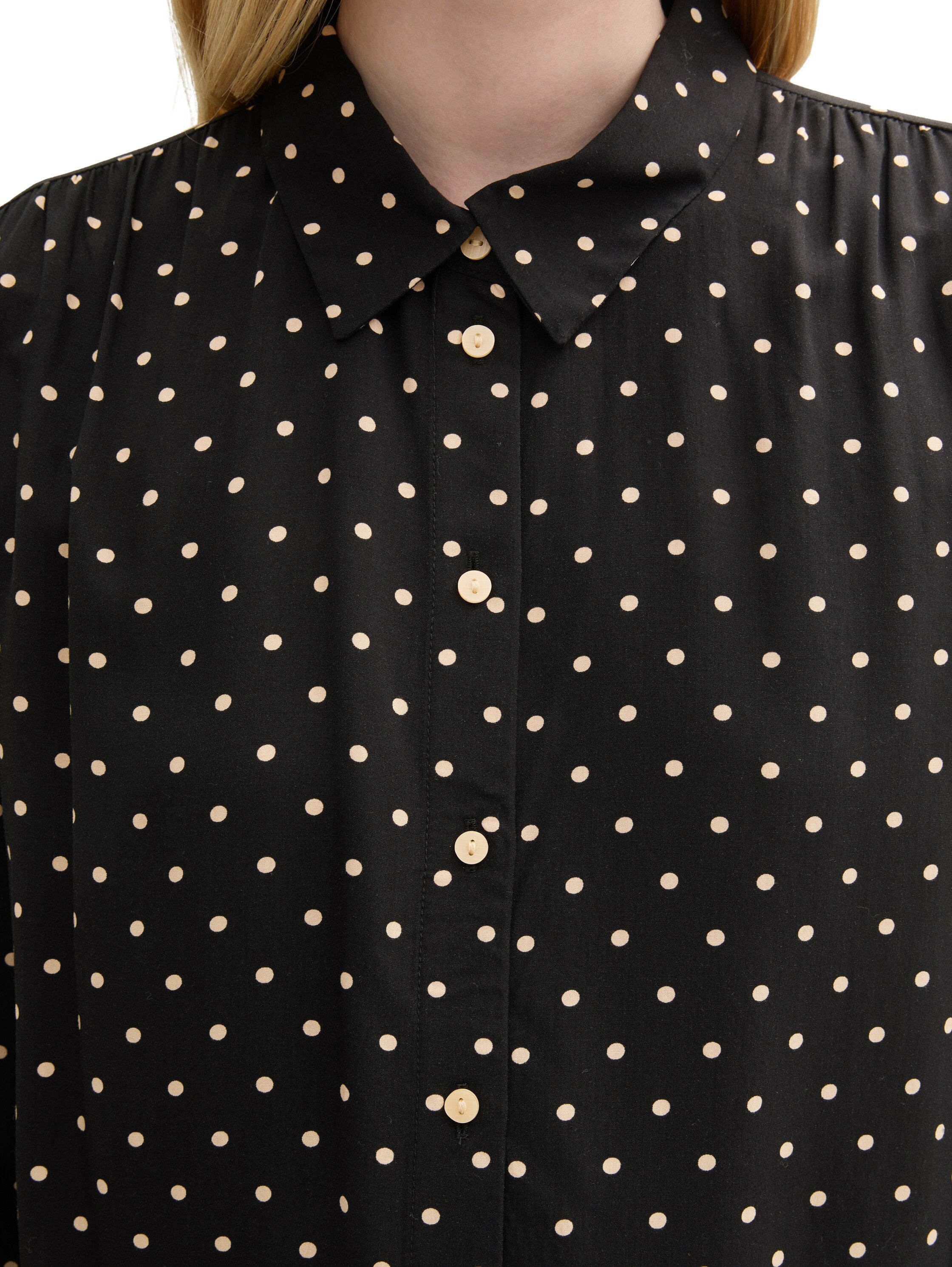 Tom Tailor Denim Blouse met lange mouwen met lenzing™ ecovero™