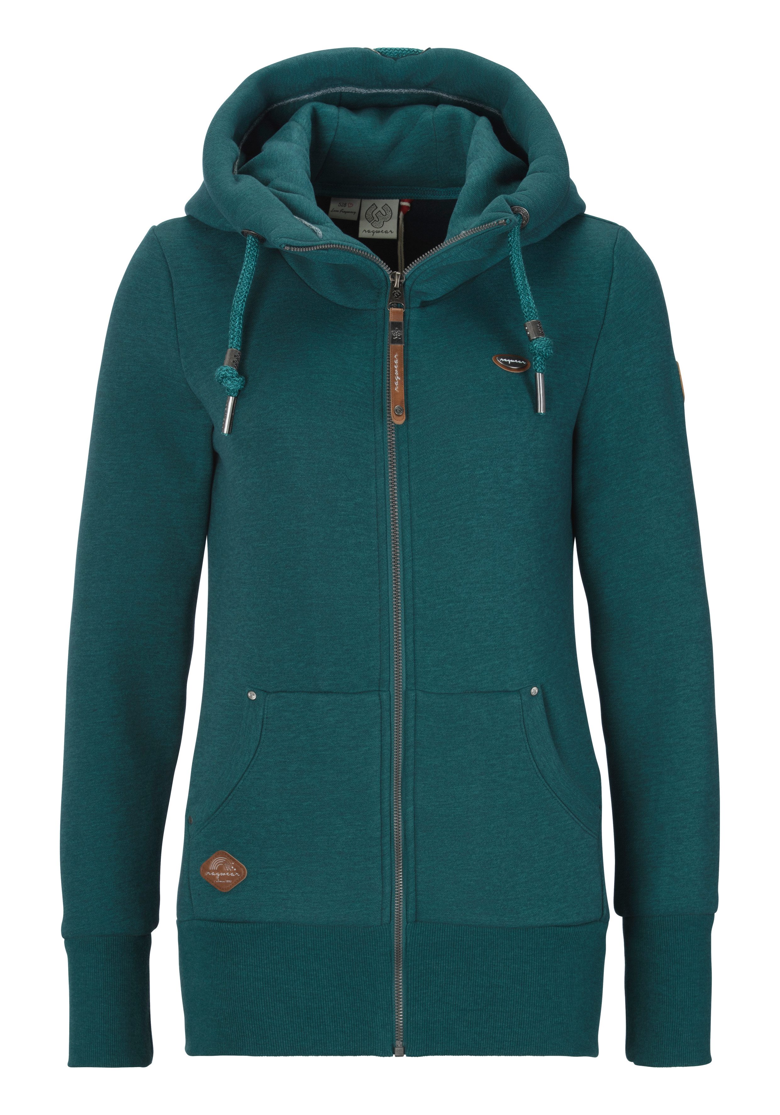 Ragwear Sweatvest NESKA ZIP O met extra brede boorden