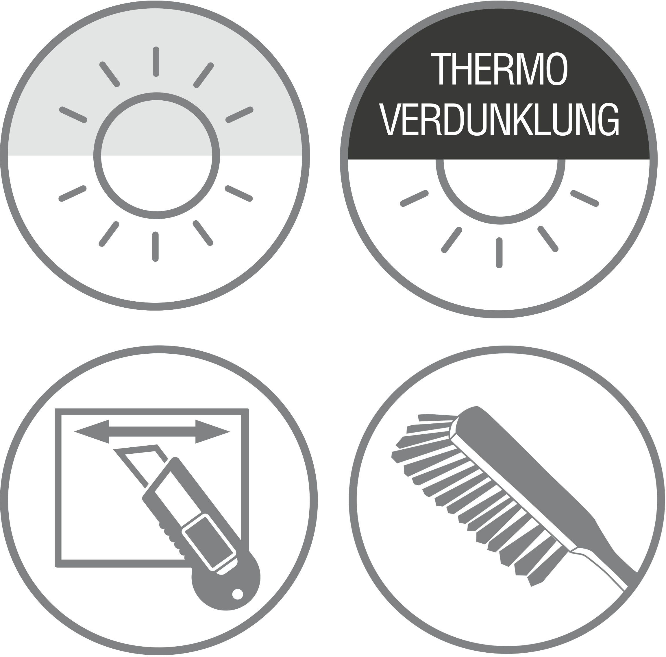 GARDINIA Plissé Easyfix plissé Day + Night lichtdoorlatend en tegelijk verduisterend met thermolaag (1 stuk)