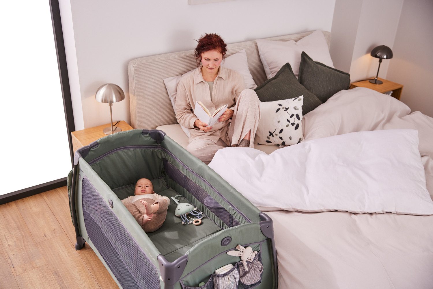 Hauck Baby-campingbed Play N Relax Center, dark blue inclusief newborn-inzet, verschoonruimte, uitgang, wielen