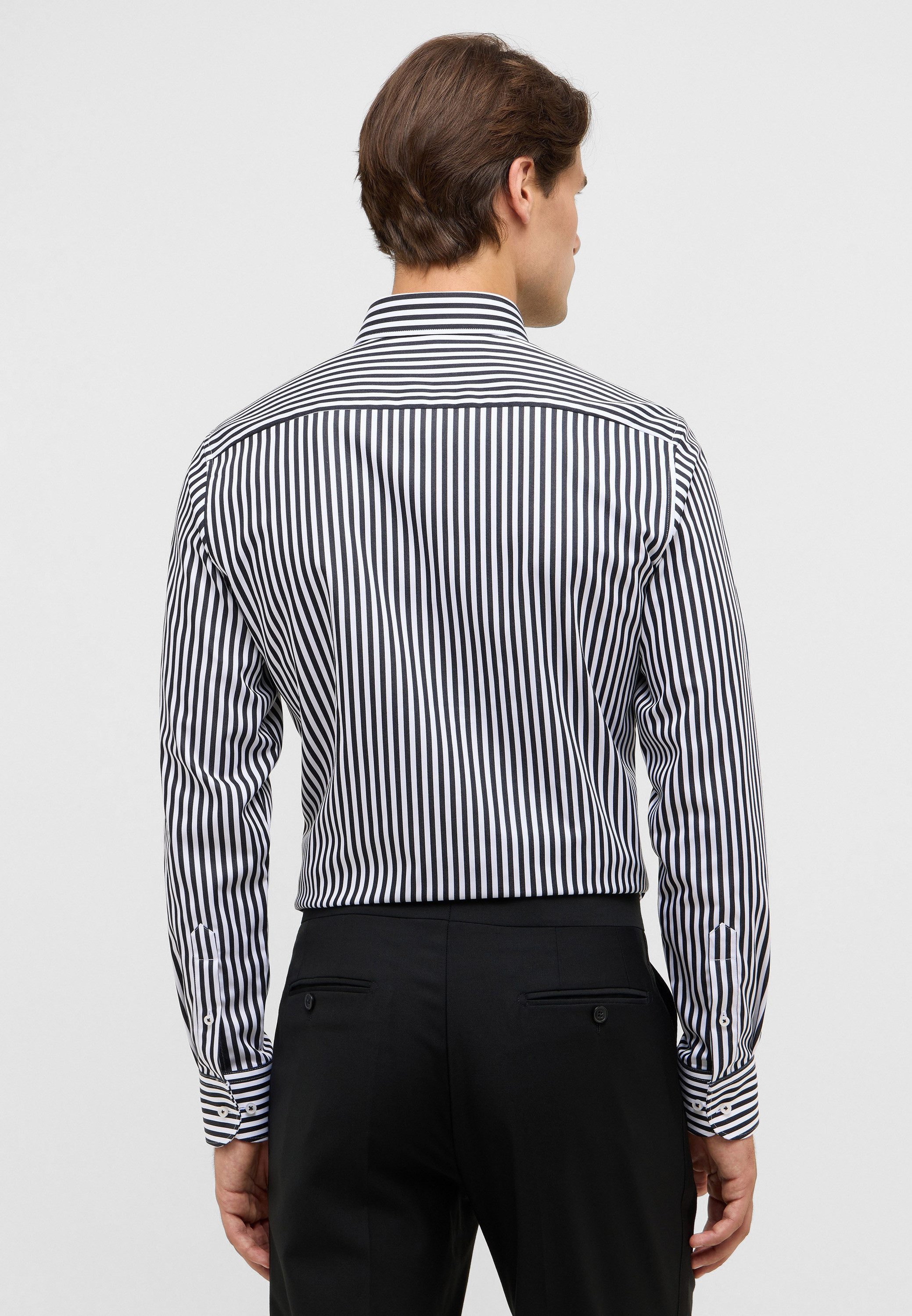 Eterna Overhemd met lange mouwen Slim fit NON IRON (strijkvrij)