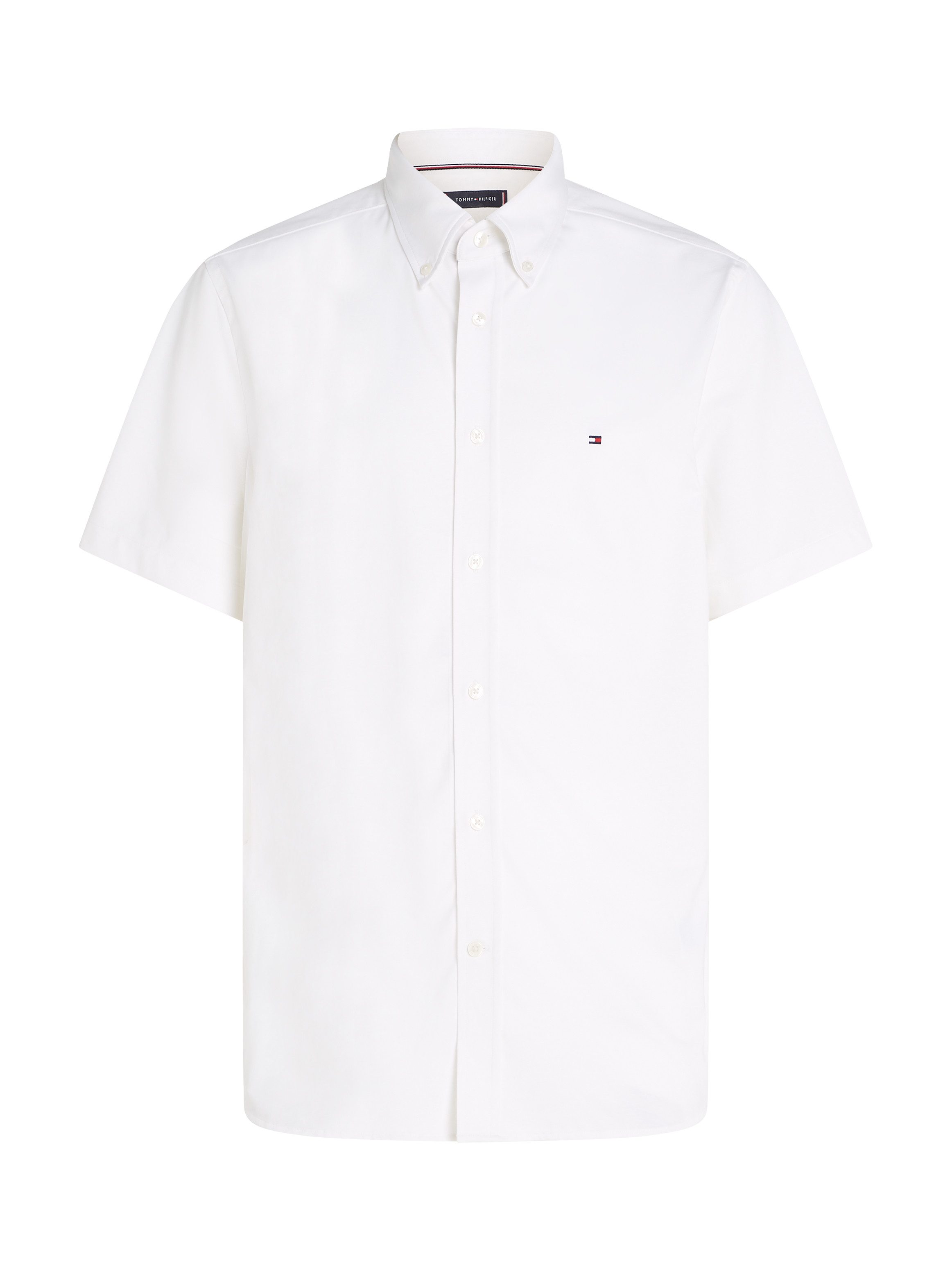 Tommy Hilfiger Overhemd met korte mouwen PERFORMANCE KNIT SOLID SS SHIRT