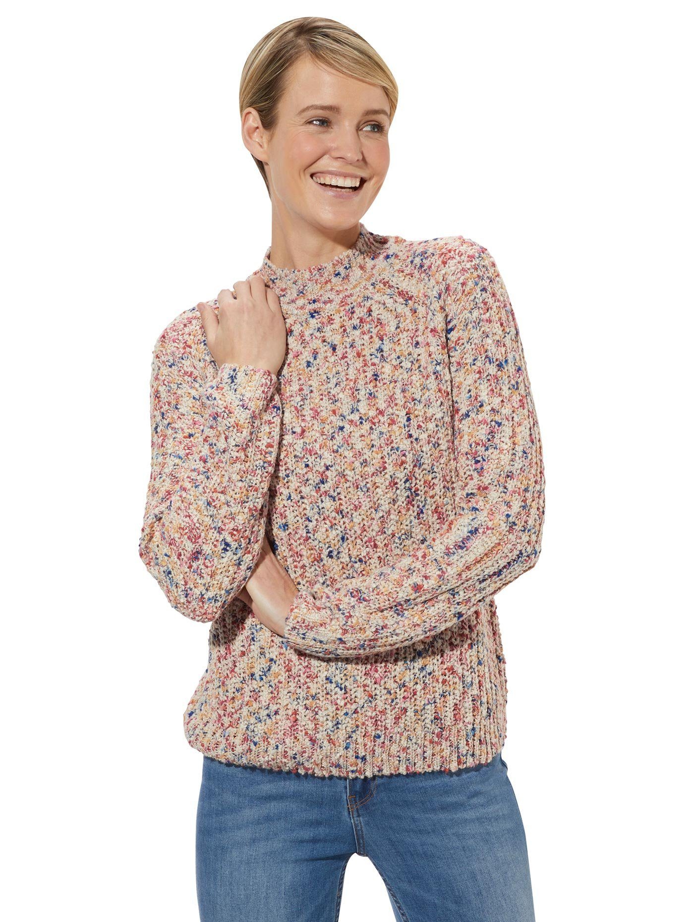 Classic Basics Trui met staande kraag Trui