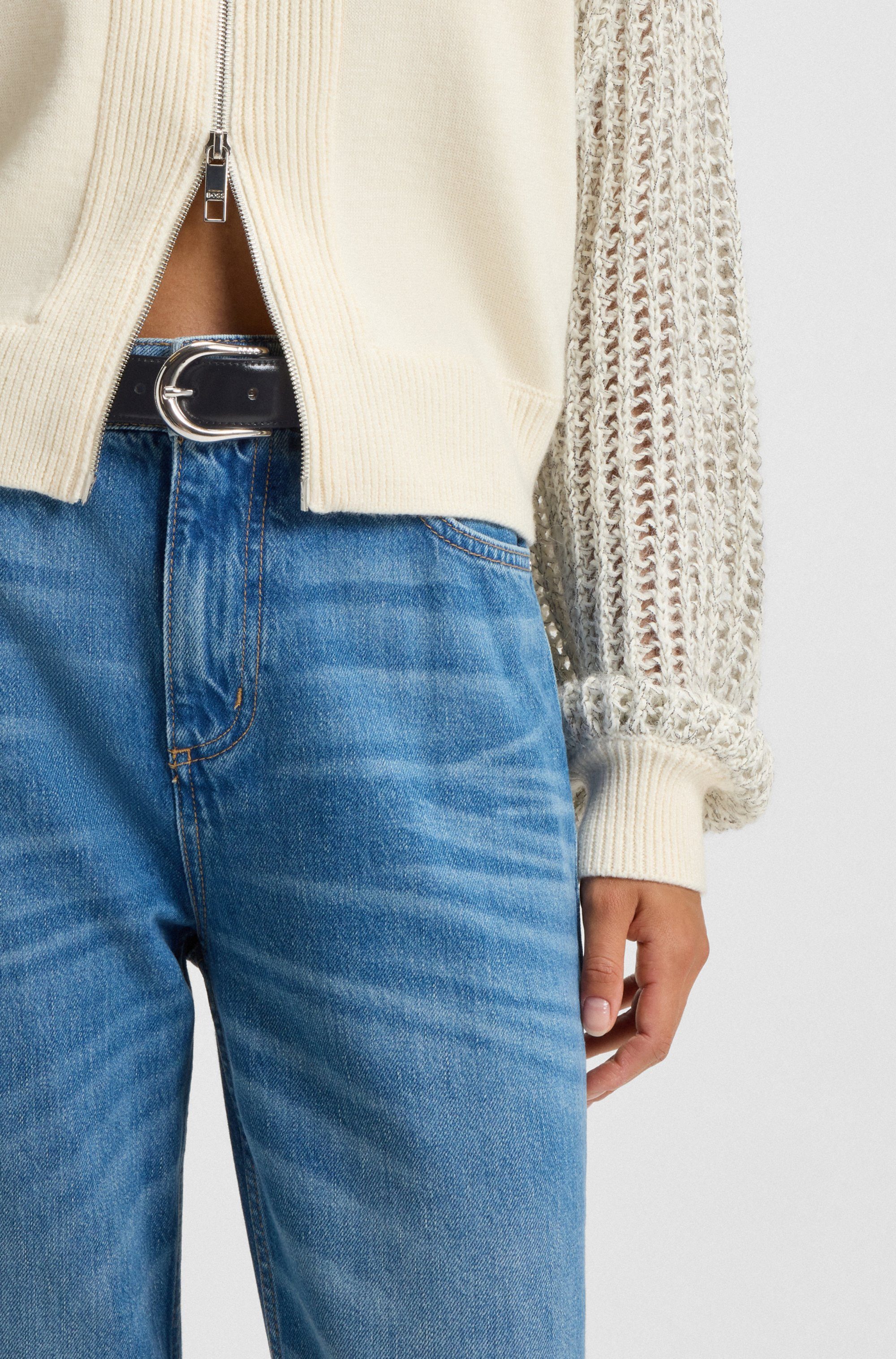 Boss Leren riem Carol-St Sz30 gemaakt in italië