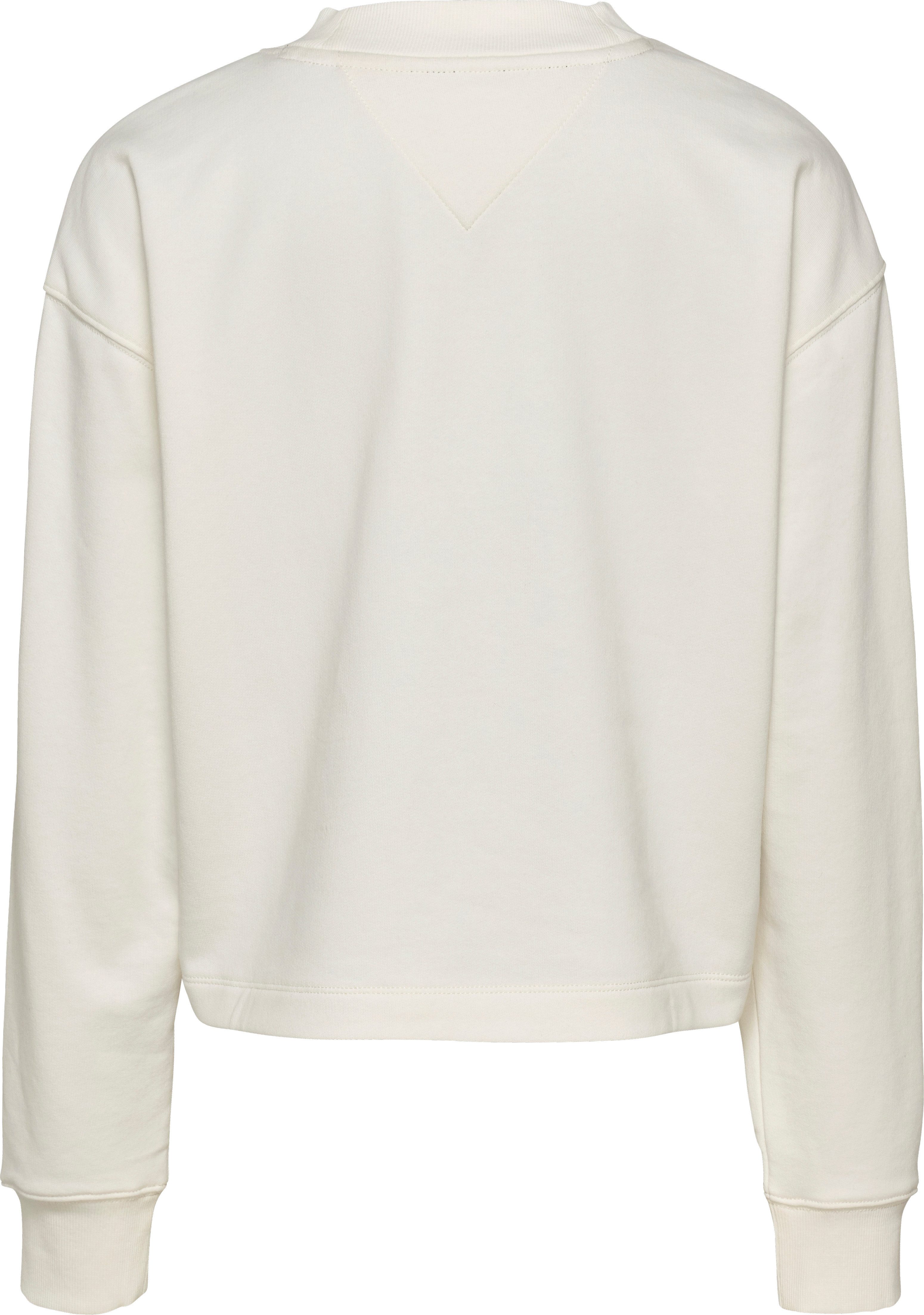 Tommy Jeans Curve Sweatshirt TJW ESSENTIAL LOGO 1 CREW EXT in grote maten met logo-opschrift