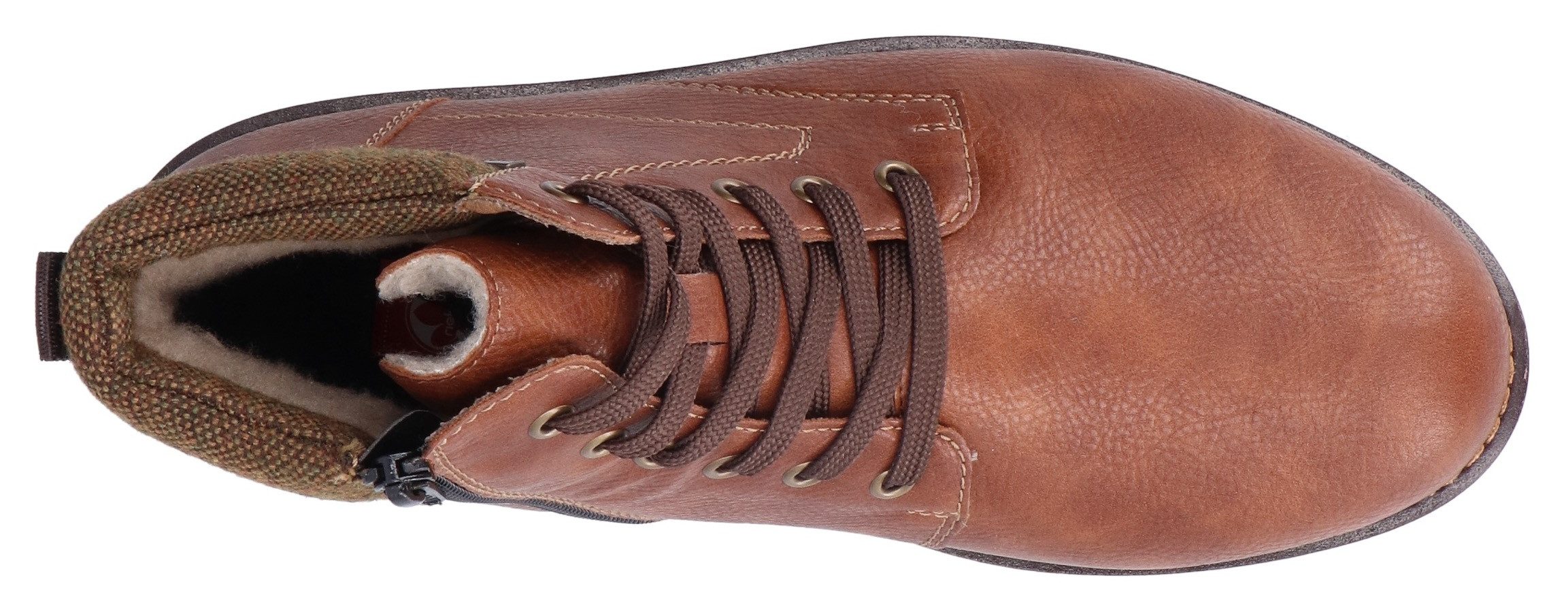 Rieker Winterlaarzen , veterschoenen, schachtkussen, met riekertex-membraan