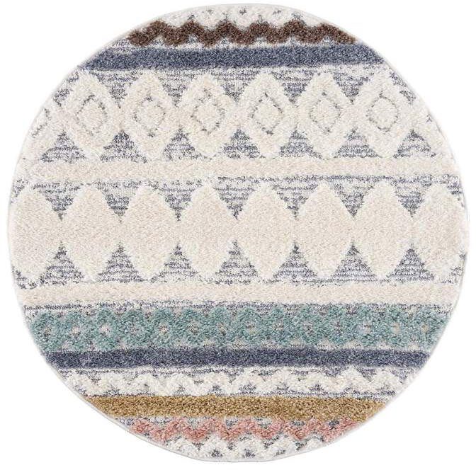 Carpet City Hoogpolig vloerkleed Focus 3013 Boho-tapijt, hoog-laag patroon / 3D-effect, voor woonkamer, slaapkamer