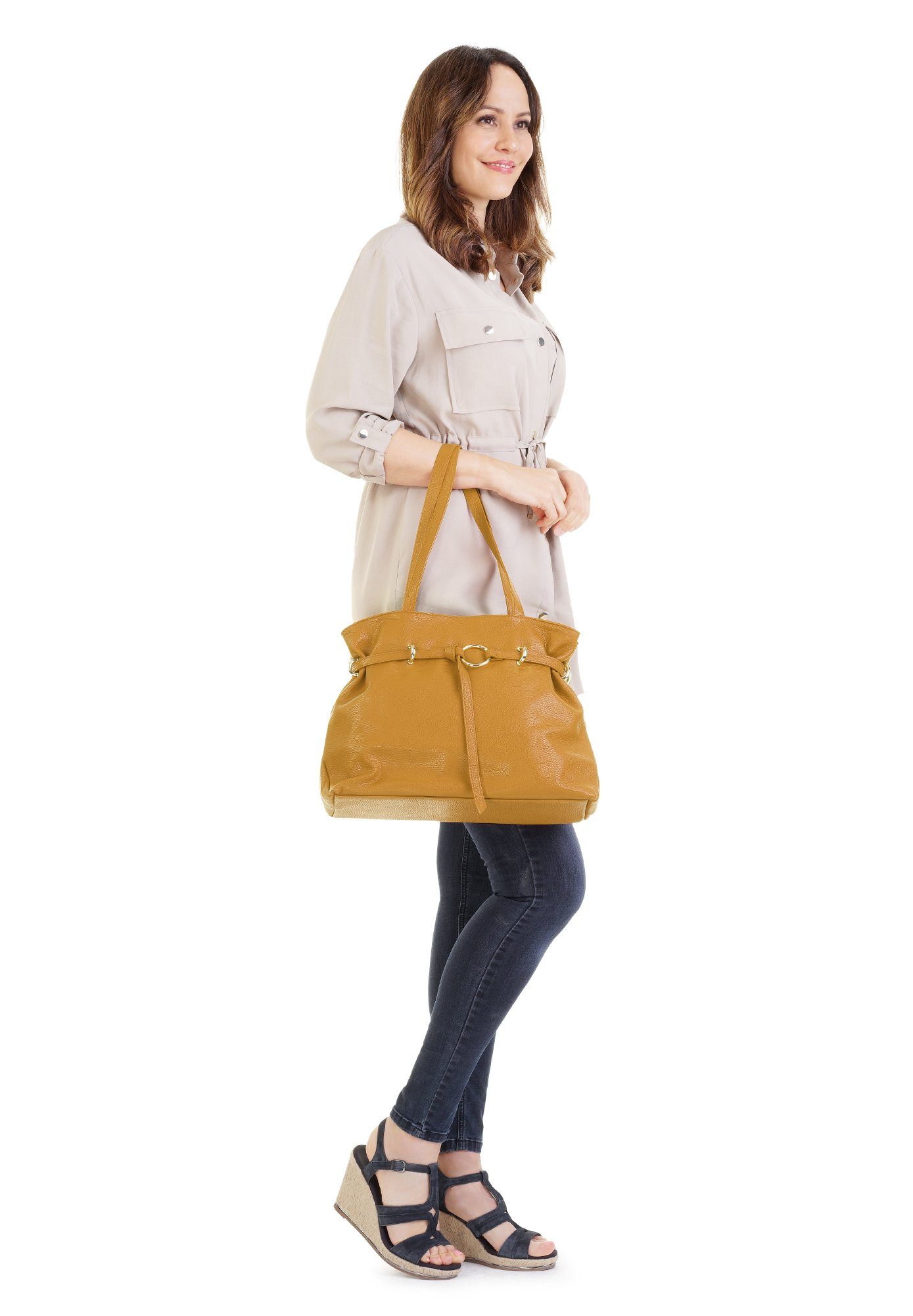 Samantha Look Tas echt leer, made in italy