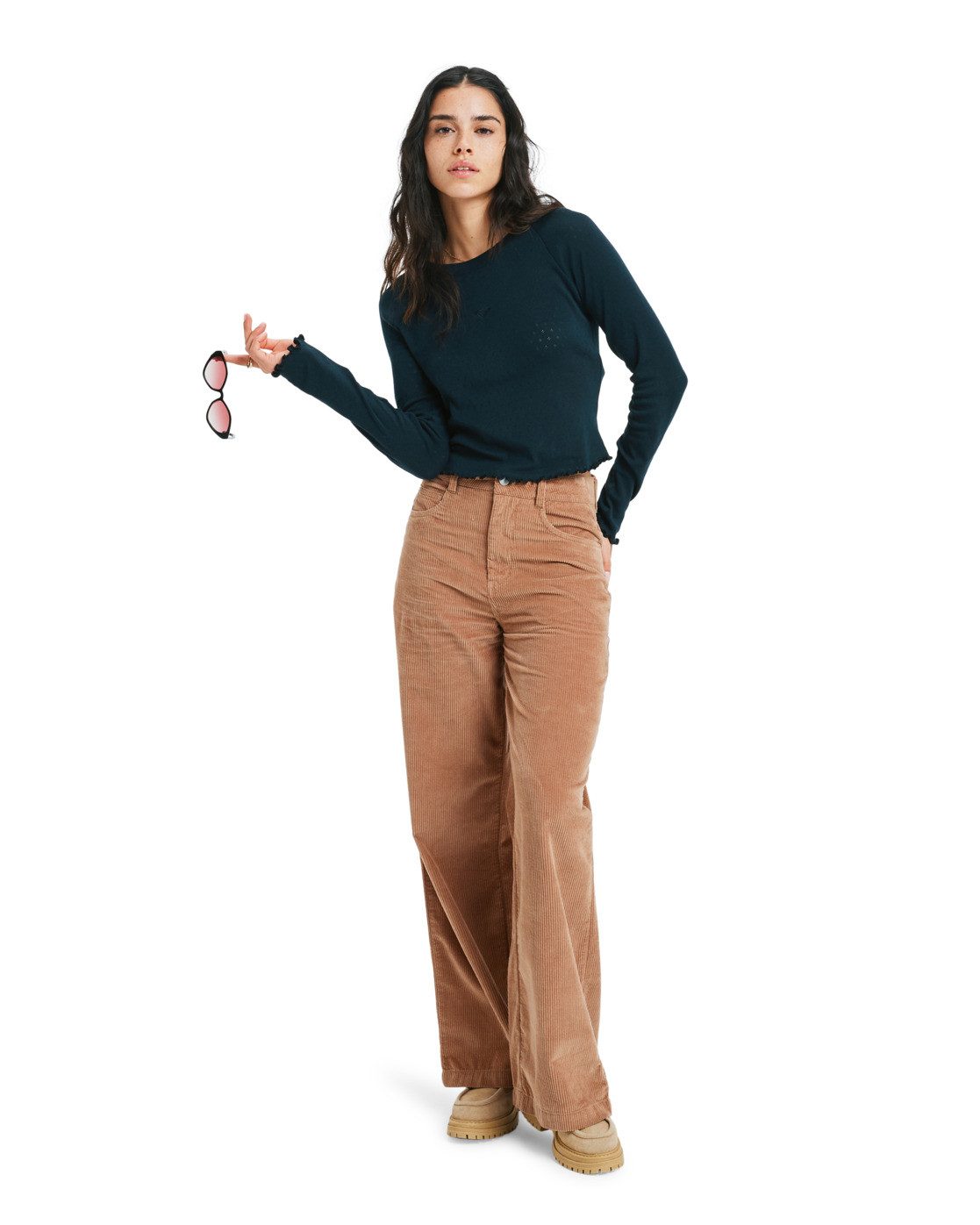 Roxy Shirt met lange mouwen Time Off Pointelle