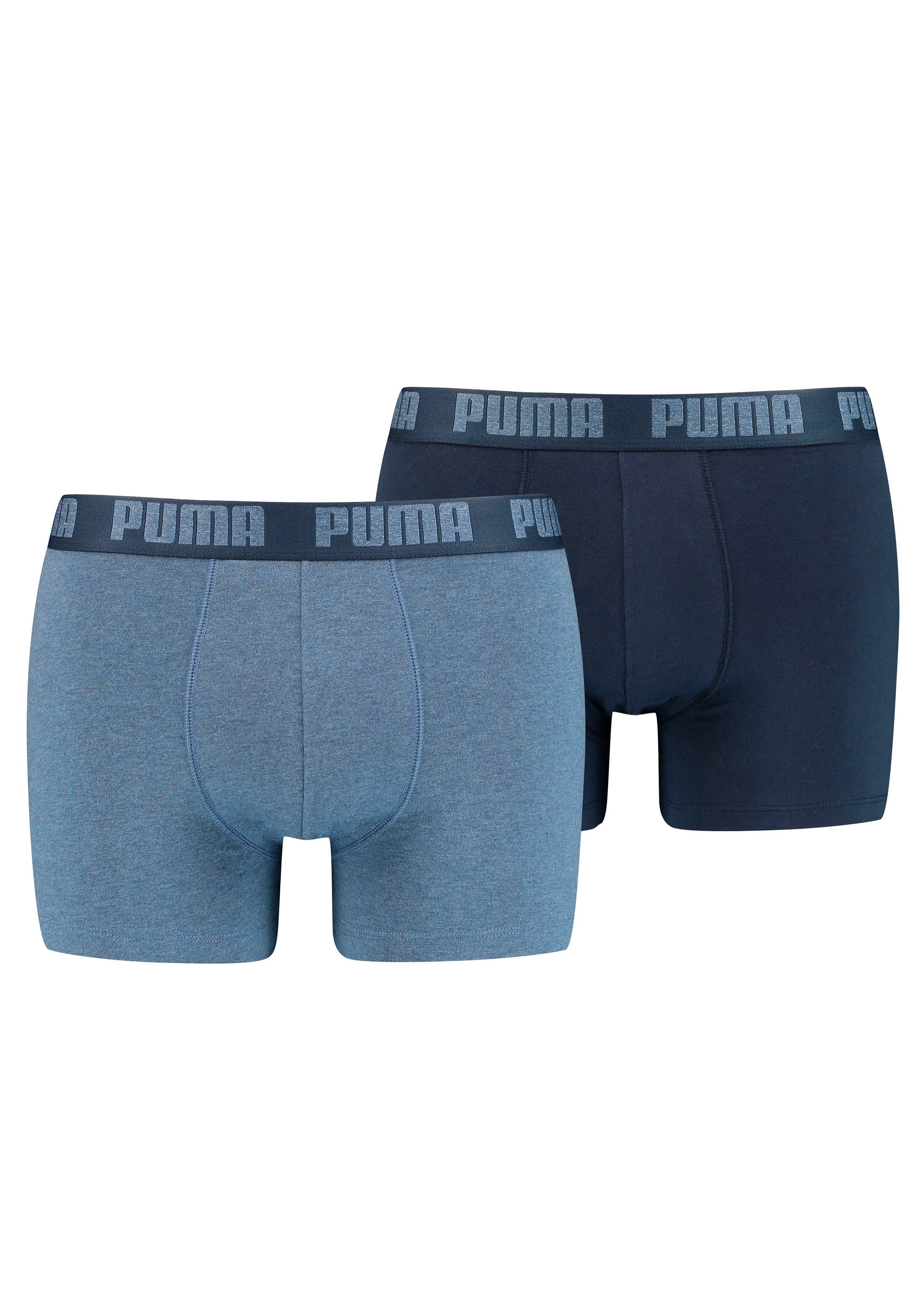 PUMA Boxershort met brede logoband (2 stuks, Set van 2)