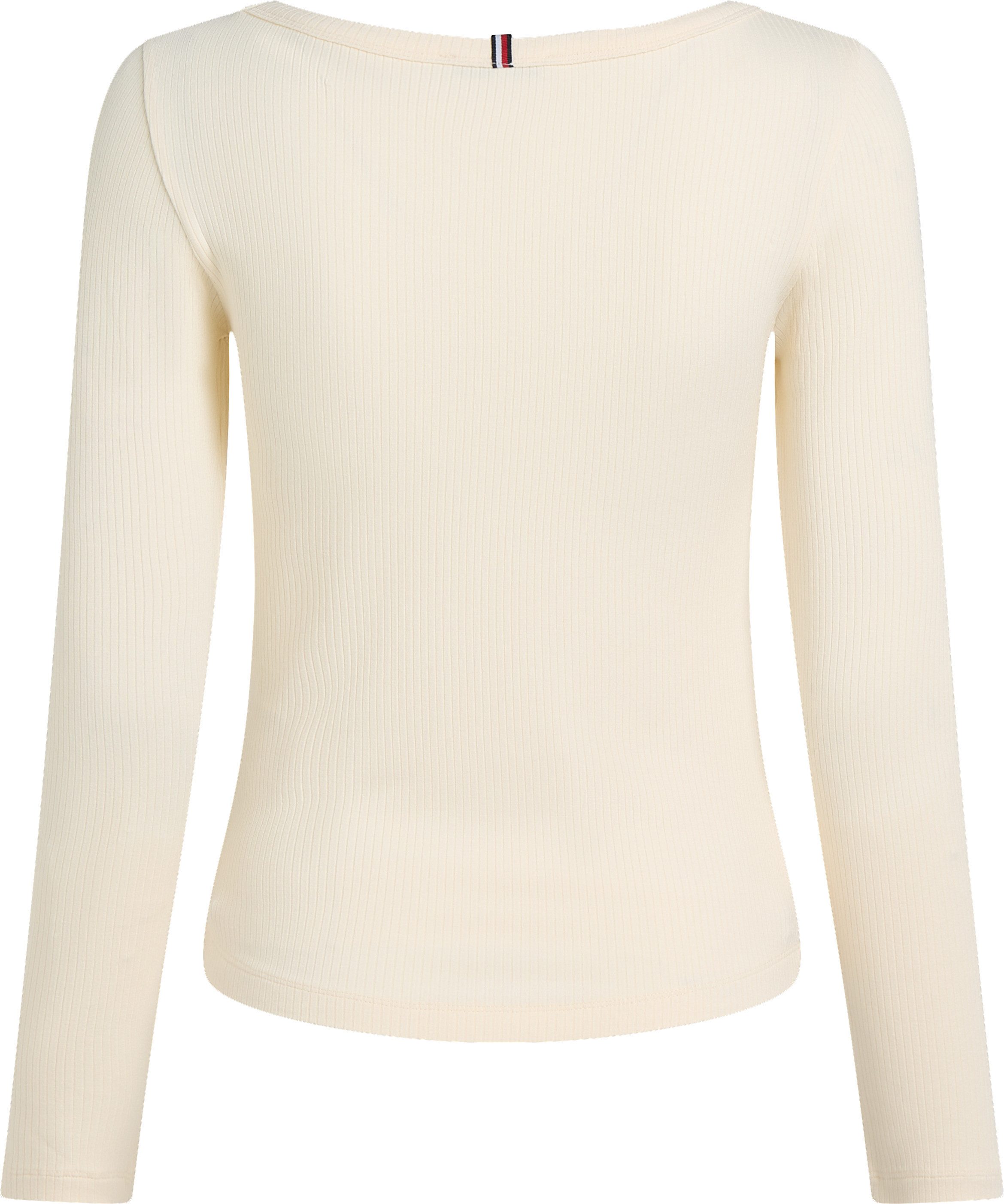 Tommy Hilfiger Shirt met lange mouwen SLIM 5X2 RIB O-NK LS