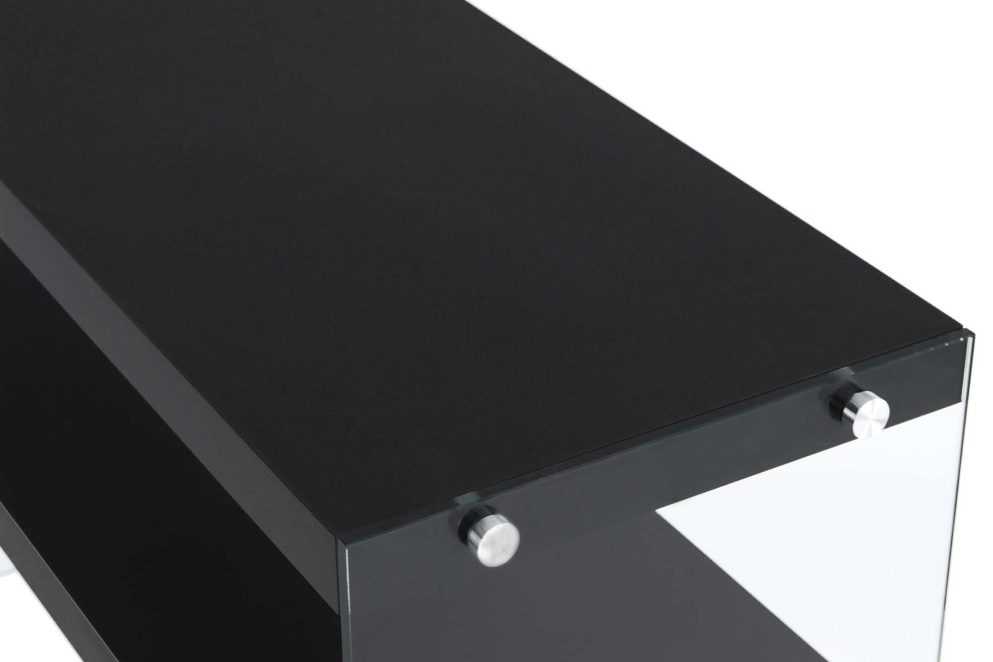 Kayoom Sidetable Elementary, vierkante vorm, veel opslagruimte Oppervlakken, gehard glas, onderhoudsvriendelijk, effen ontwerp (1 stuk)