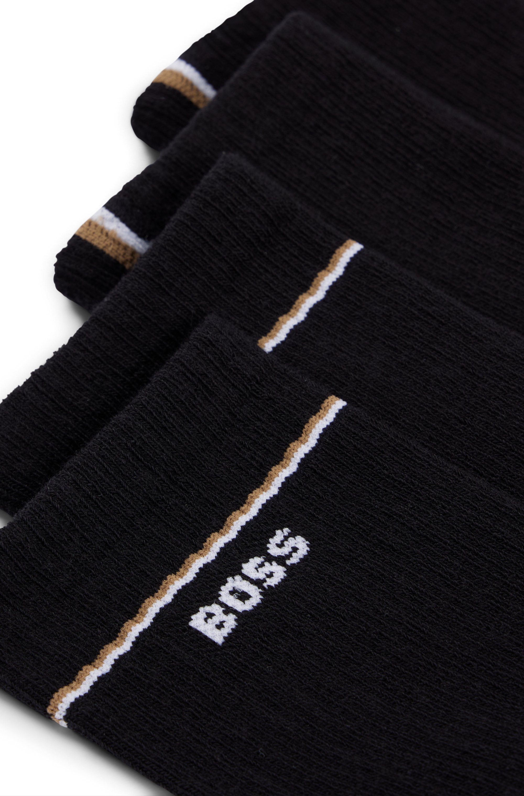 BOSS Sokken 2P QS Iconic CC W met boss logo-opdruk (set, 2 paar, 2 stuks)