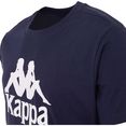 kappa t-shirt in single-jerseykwaliteit blauw