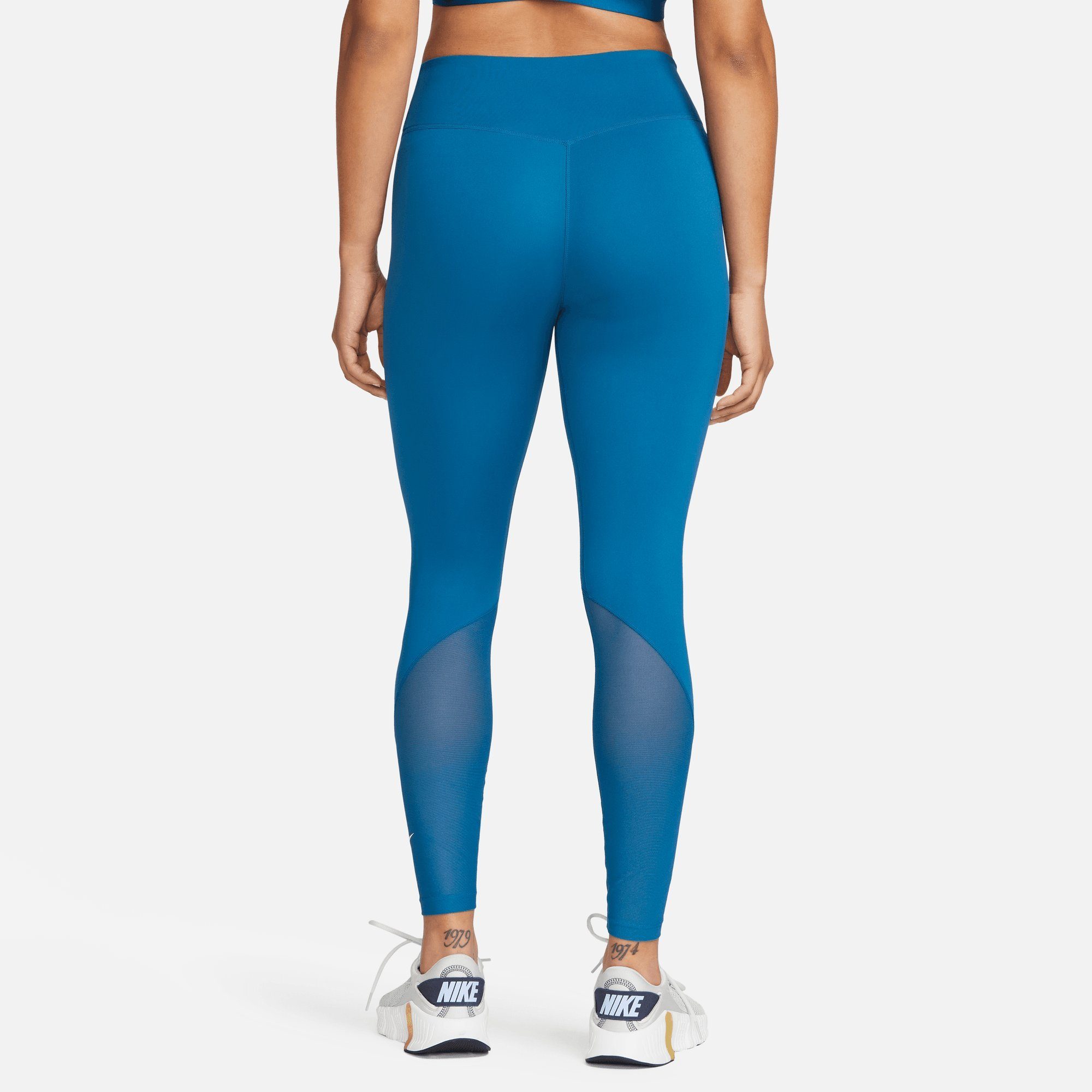 Nike Trainingstights One Women's Mid-Rise / Mesh-Paneled Leggings